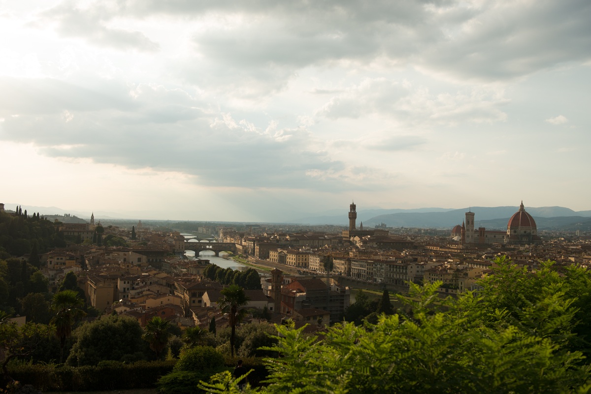 in Florence by scooter