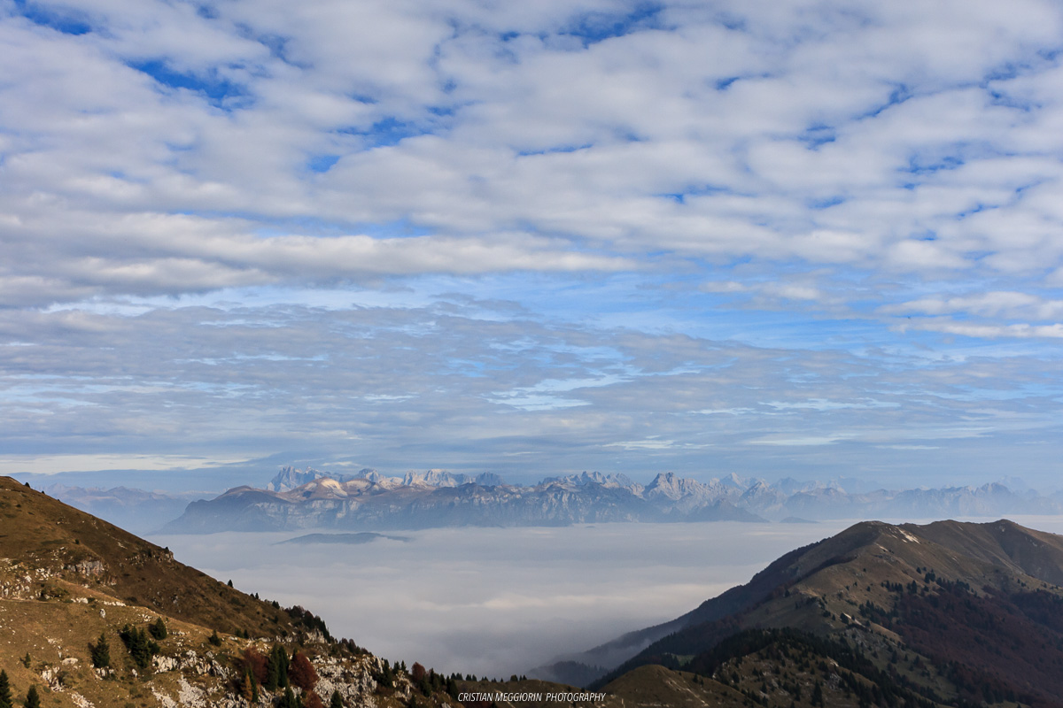 Dolomites in the clouds