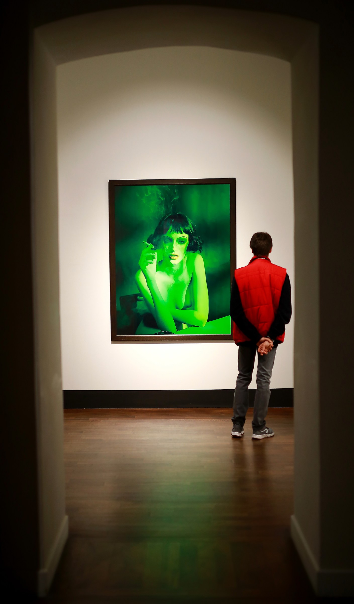 Green Lady, Red Jacket