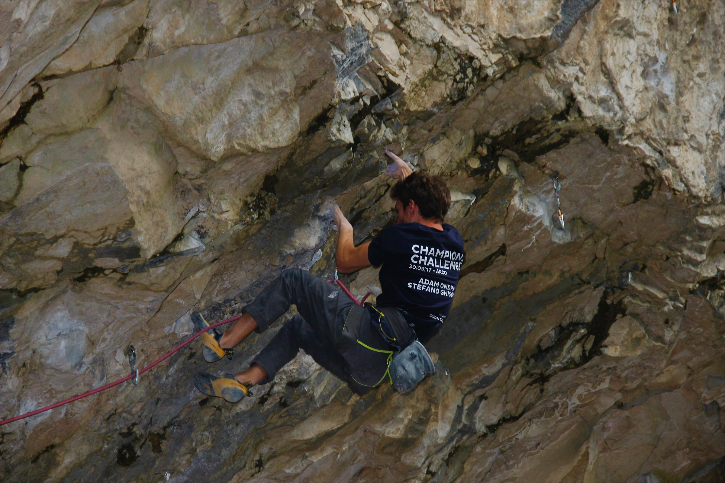 Outdoor climbing    (Stefano Ghisolfi 9A) Arco TN