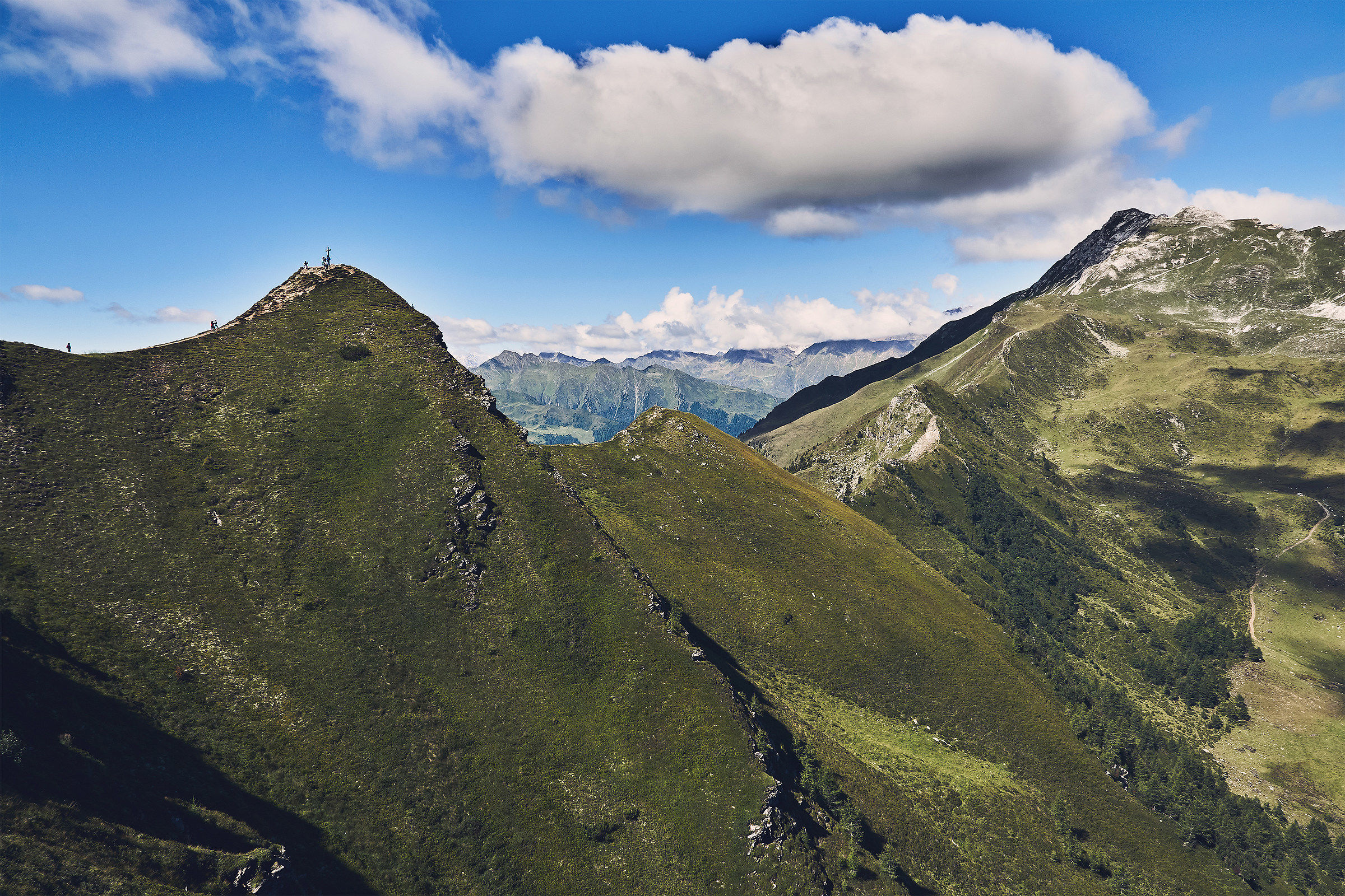 From the summit of Mount Cavallo - Vipiteno