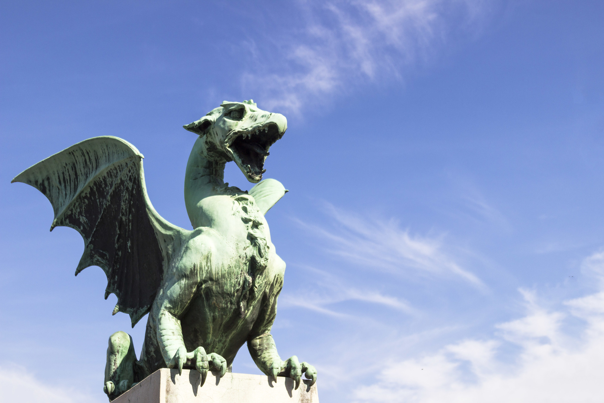 The dragon of Ljubljana