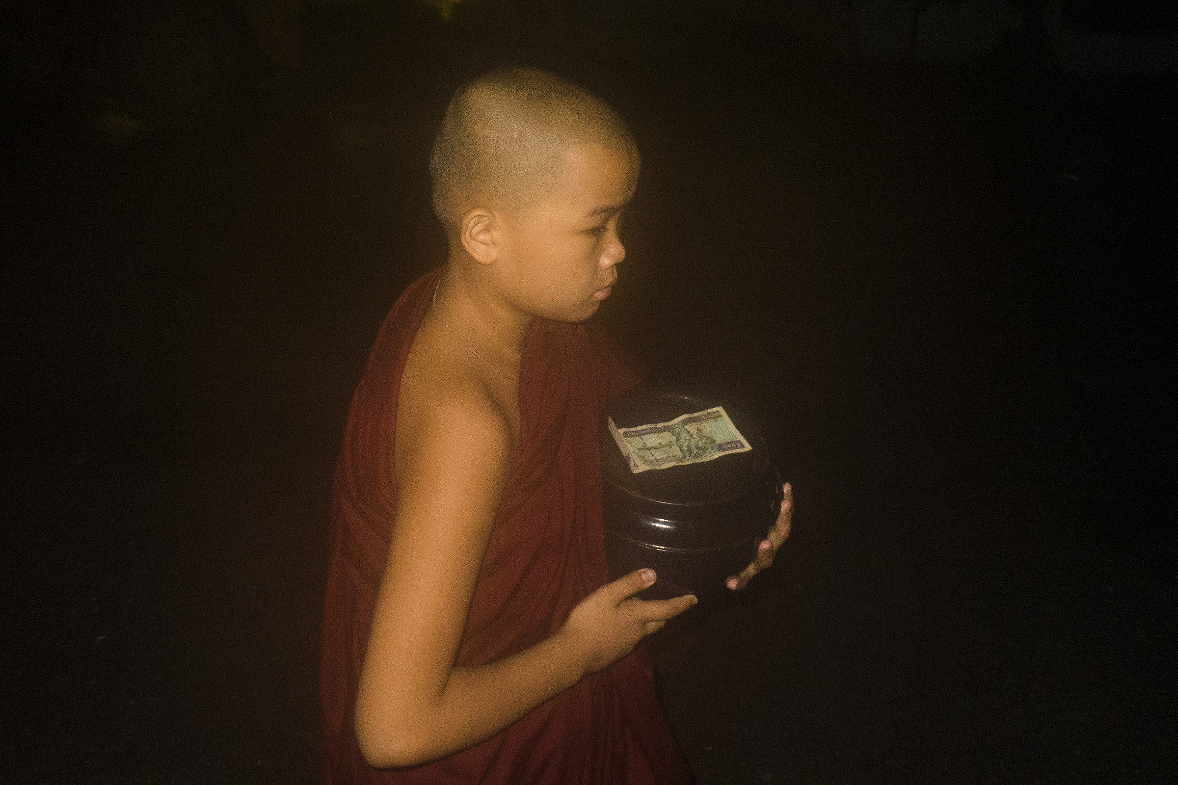 a small Buddhist monk
