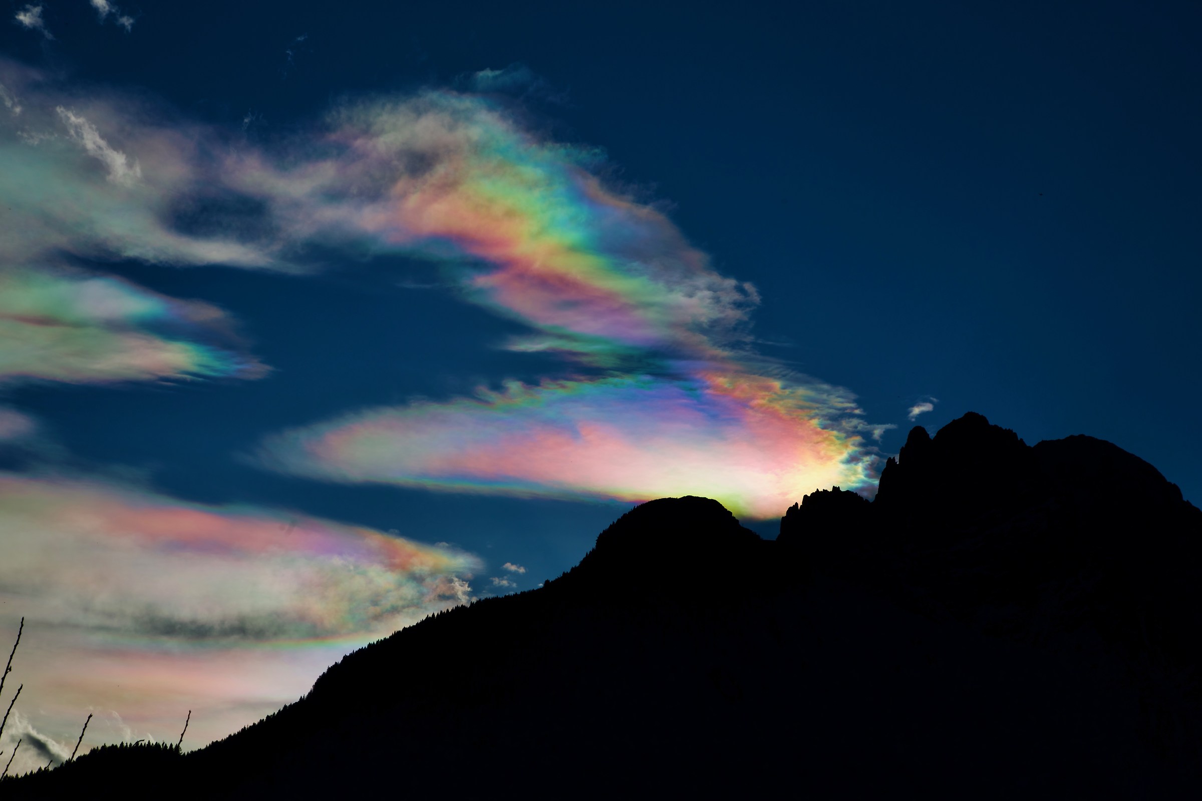 Sunset at Aurina Forcella