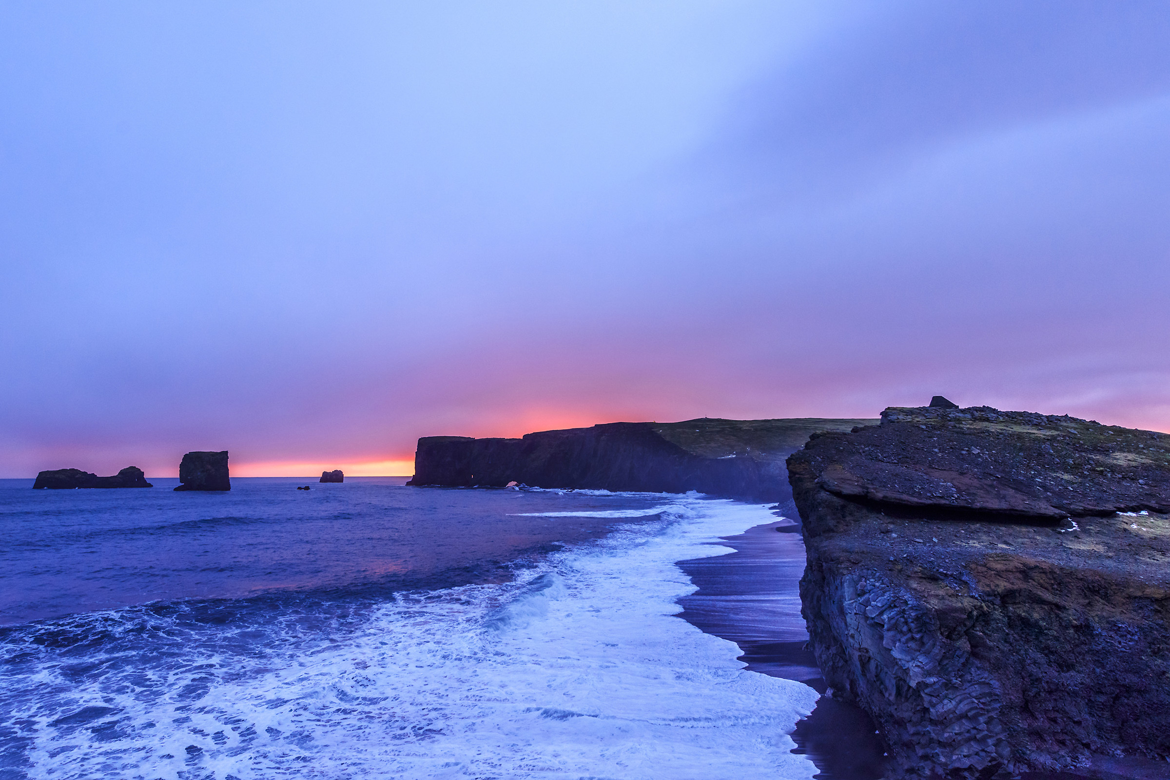 Red in the evening ...