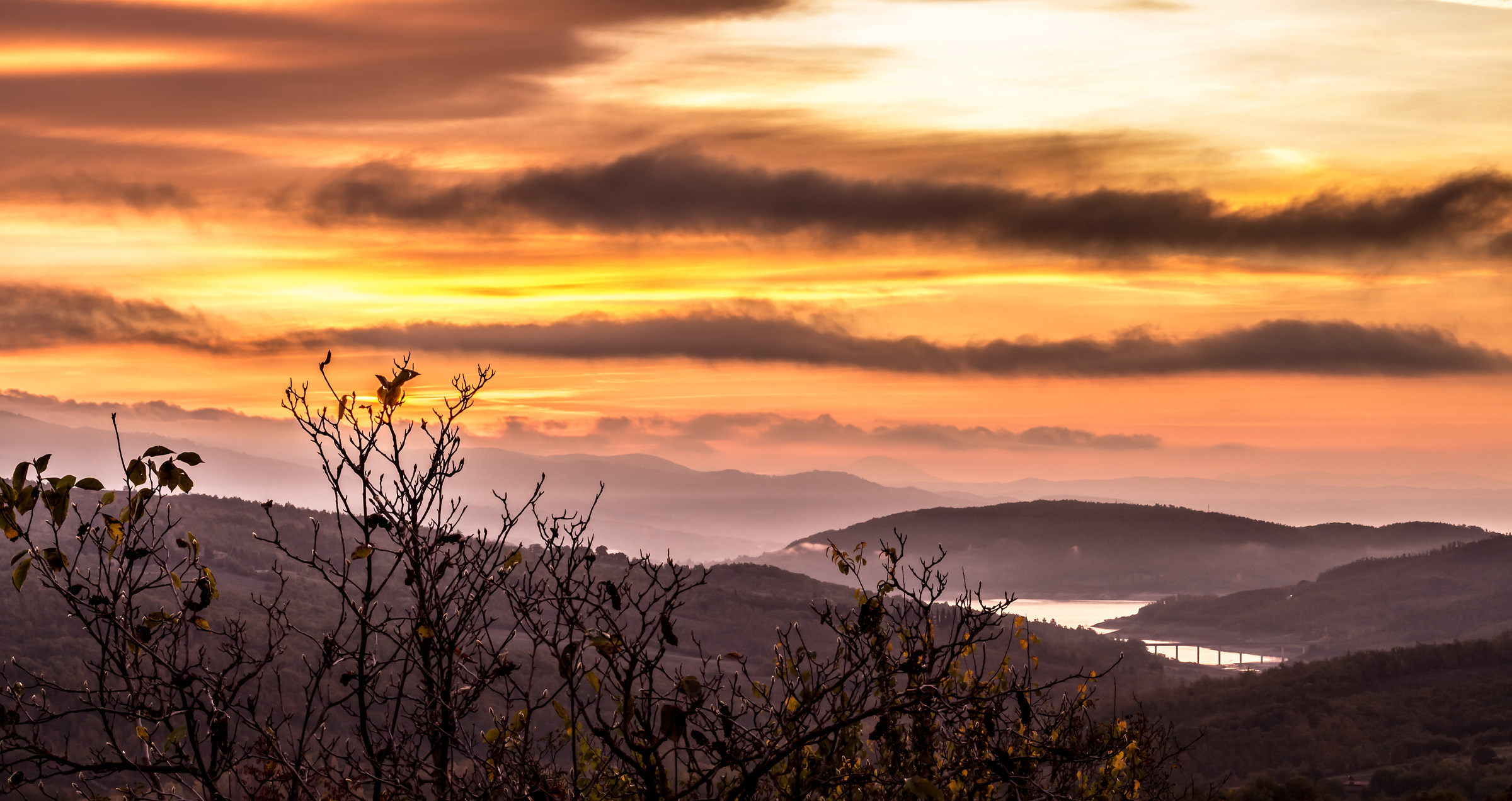 Caprese Michelangelo, dawn on October 27, 17