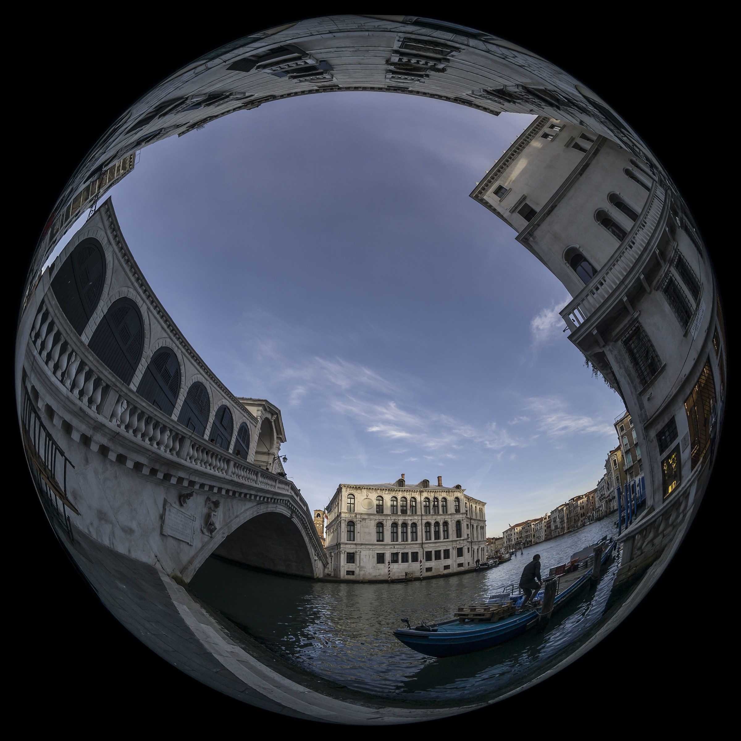 Pt. Rialto, Pal. of Camerlenghi and Fond. of the Germans