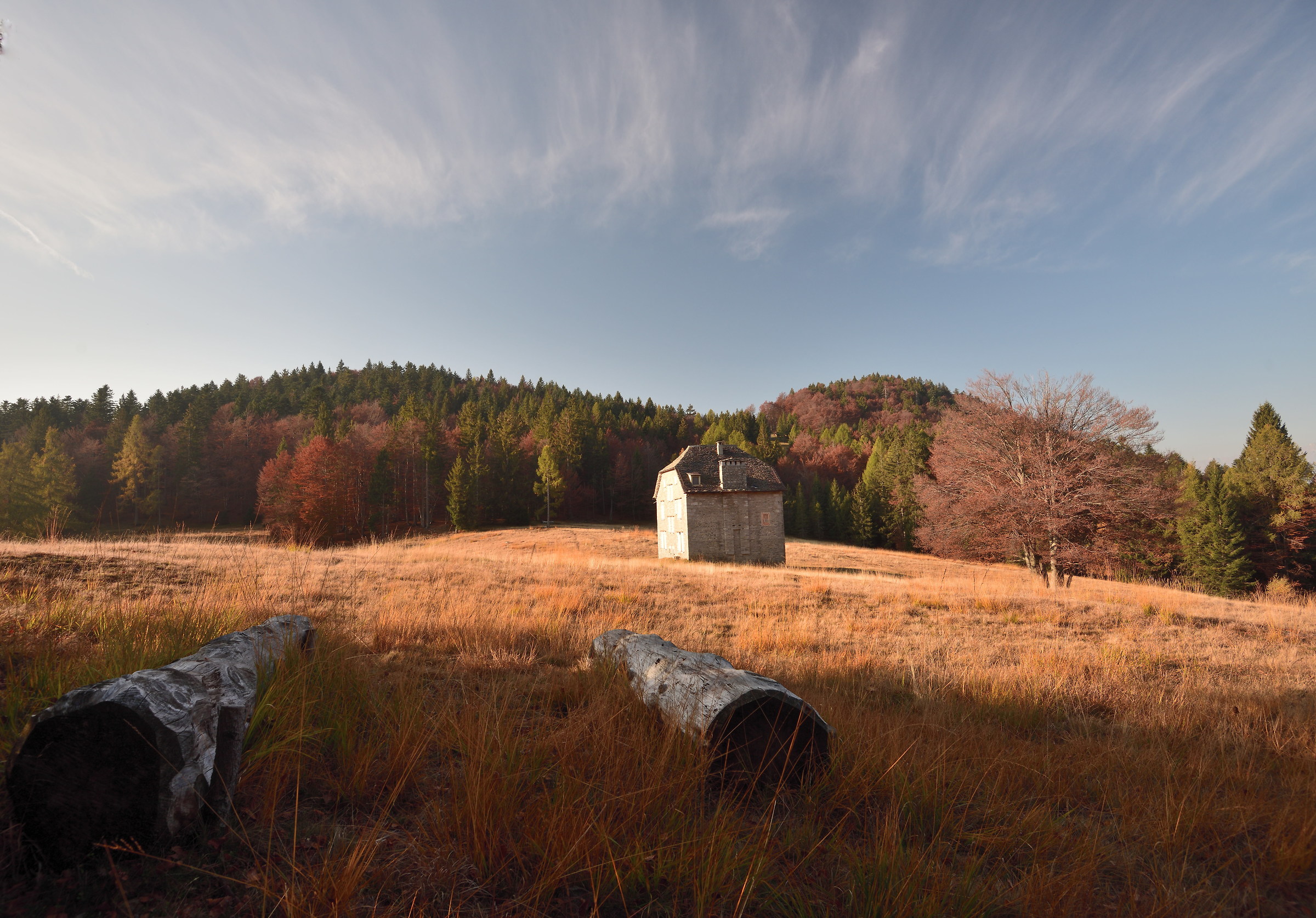 clear above the Alpe Blitz