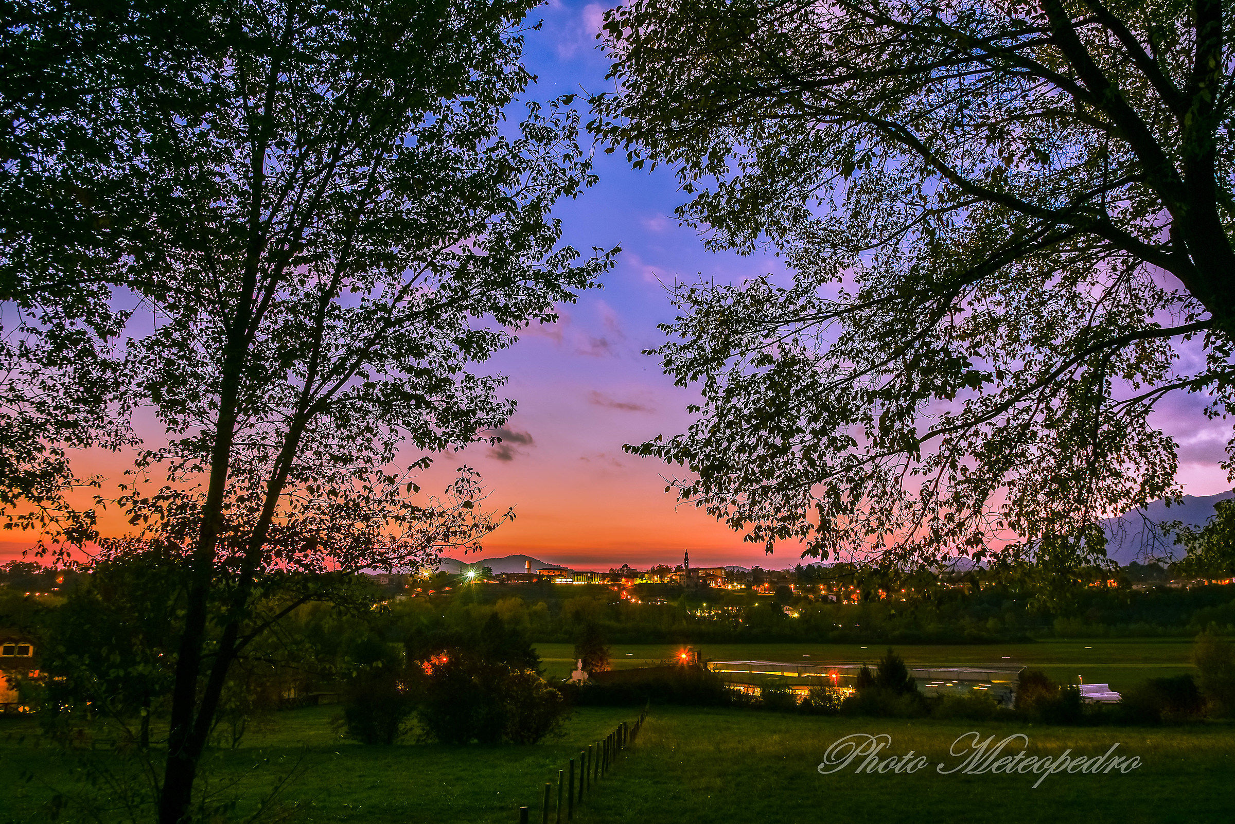 Crepuscolo nel parco