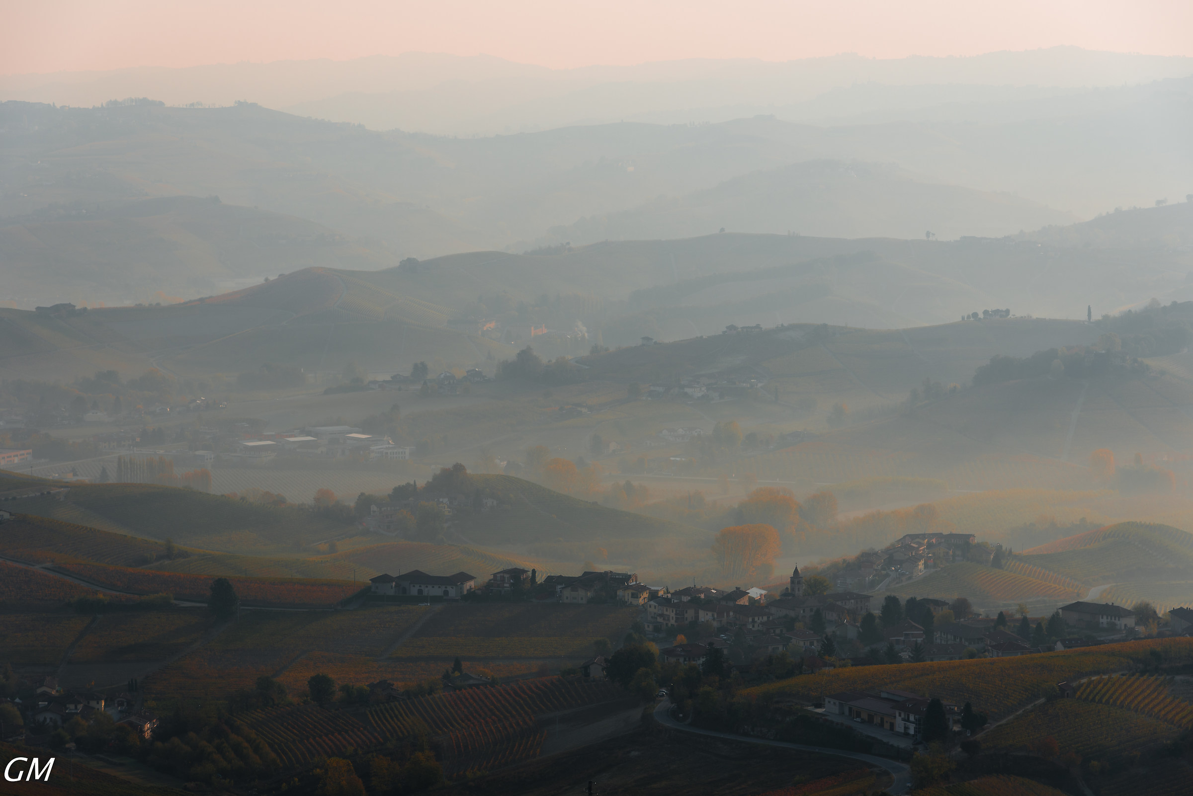Langhe - Panorama from La Morra