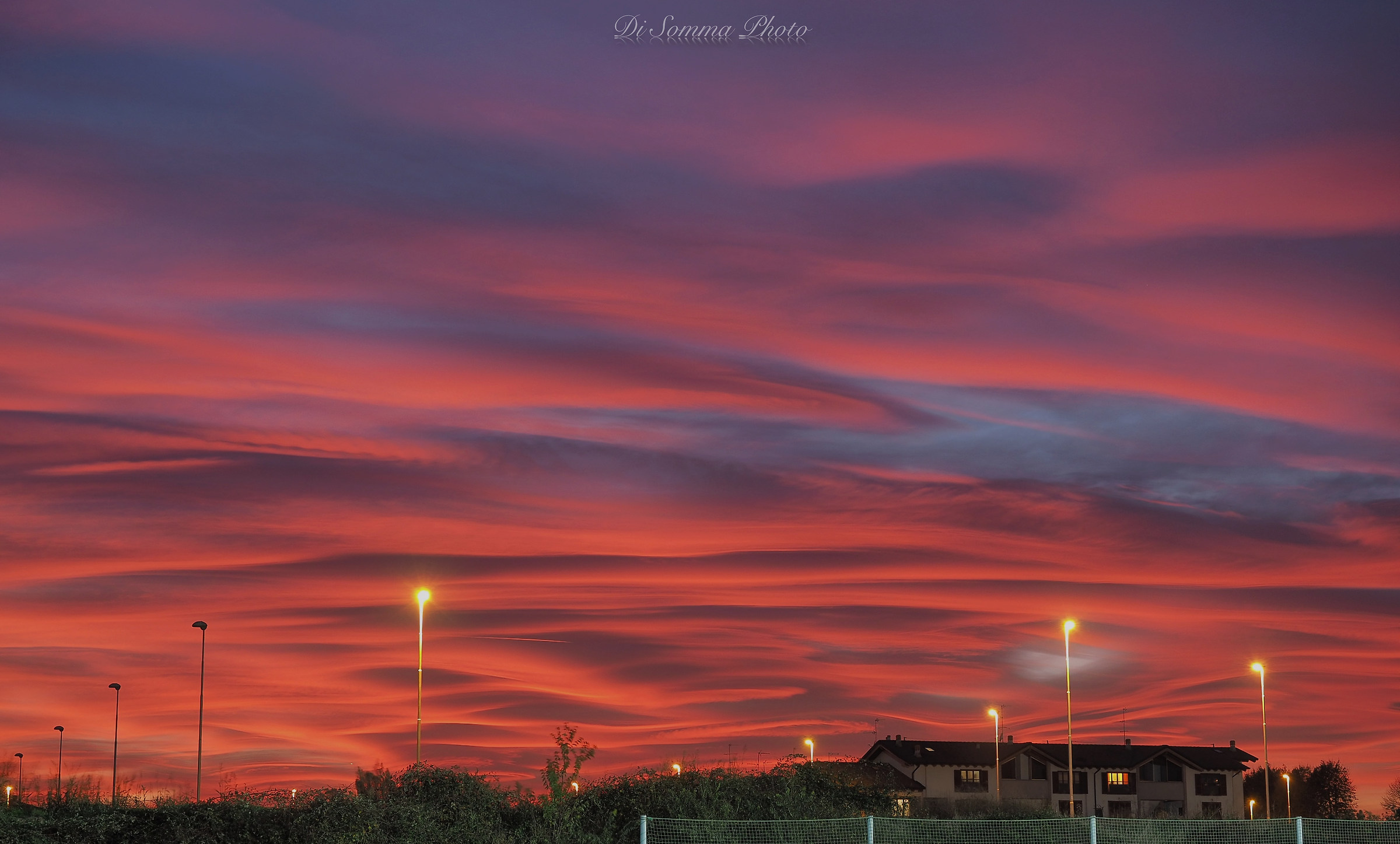 lenticular sunset