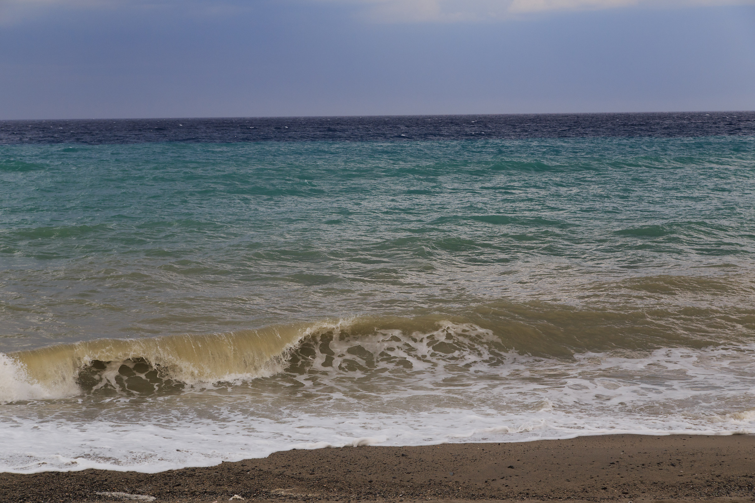 The colors of the sea