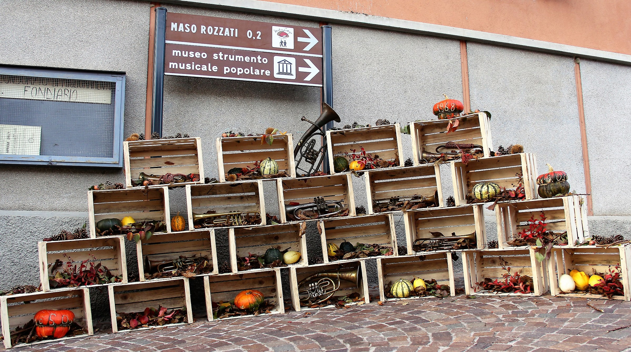 Business card for the museum