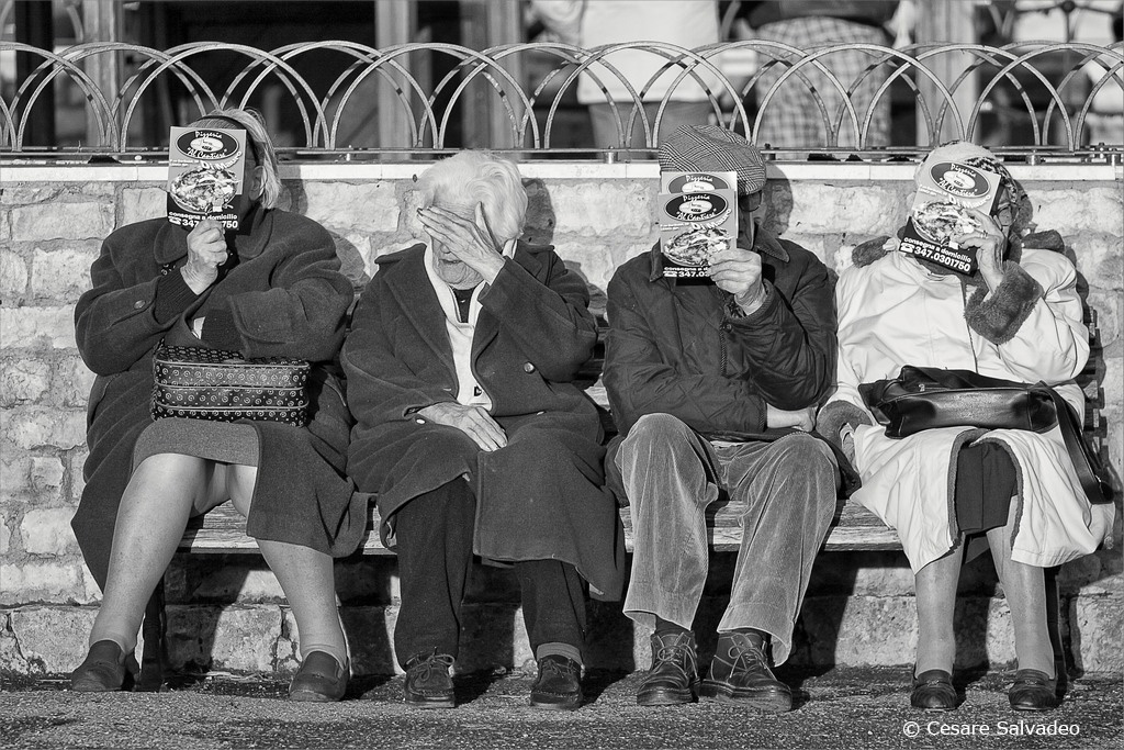 The sun in the eyes.