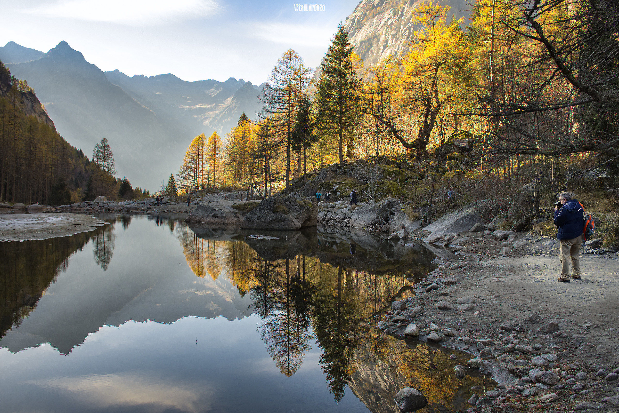 Autumn reflections in Val di Mello