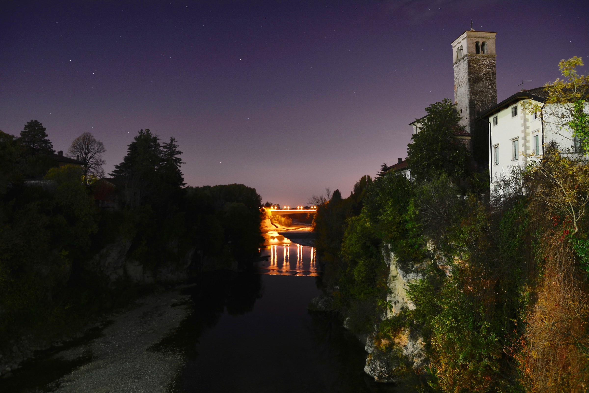 the Natisone from the Devil's Bridge