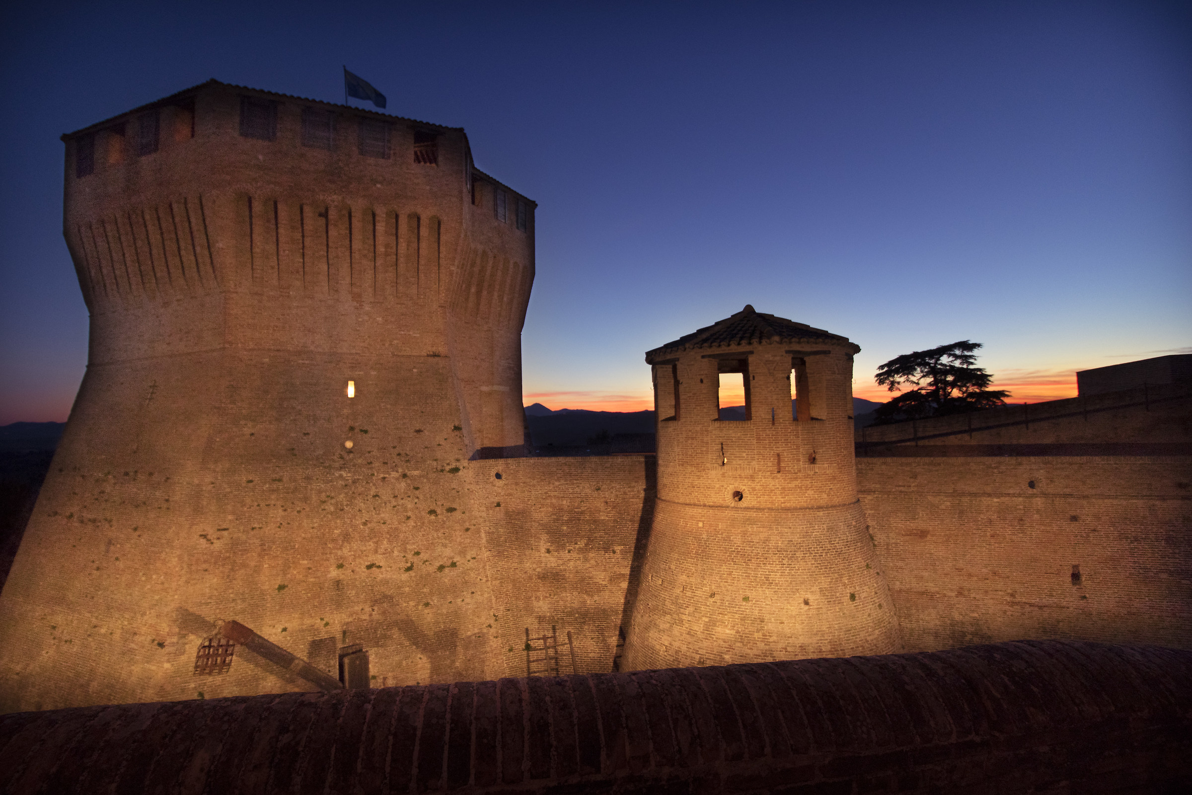 Last day lights in Mondavio