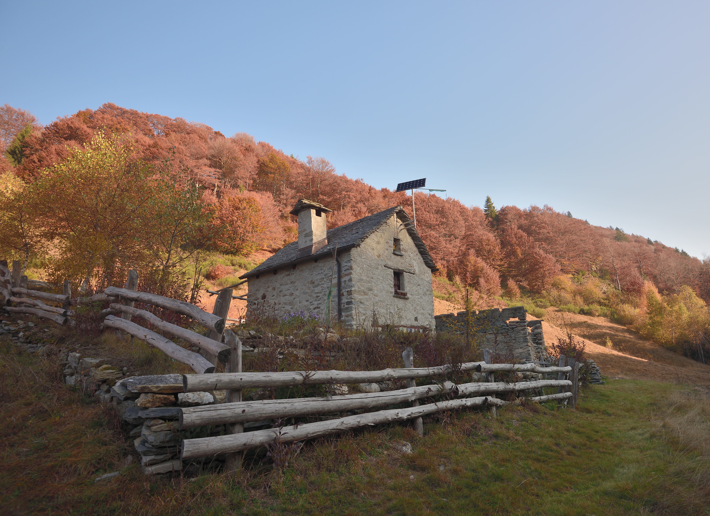 hut over the Alpe Blitz