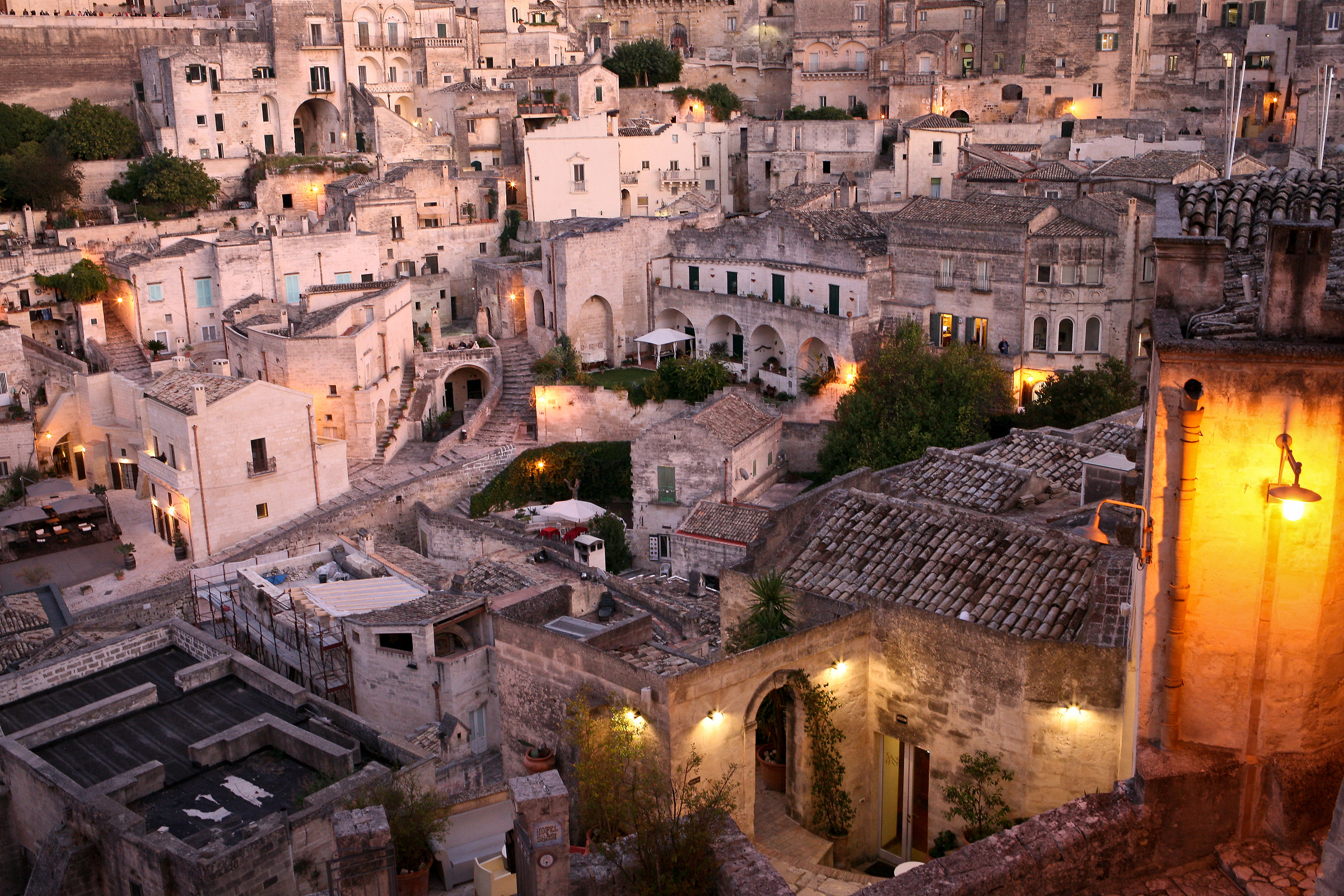 verso sera, a Matera