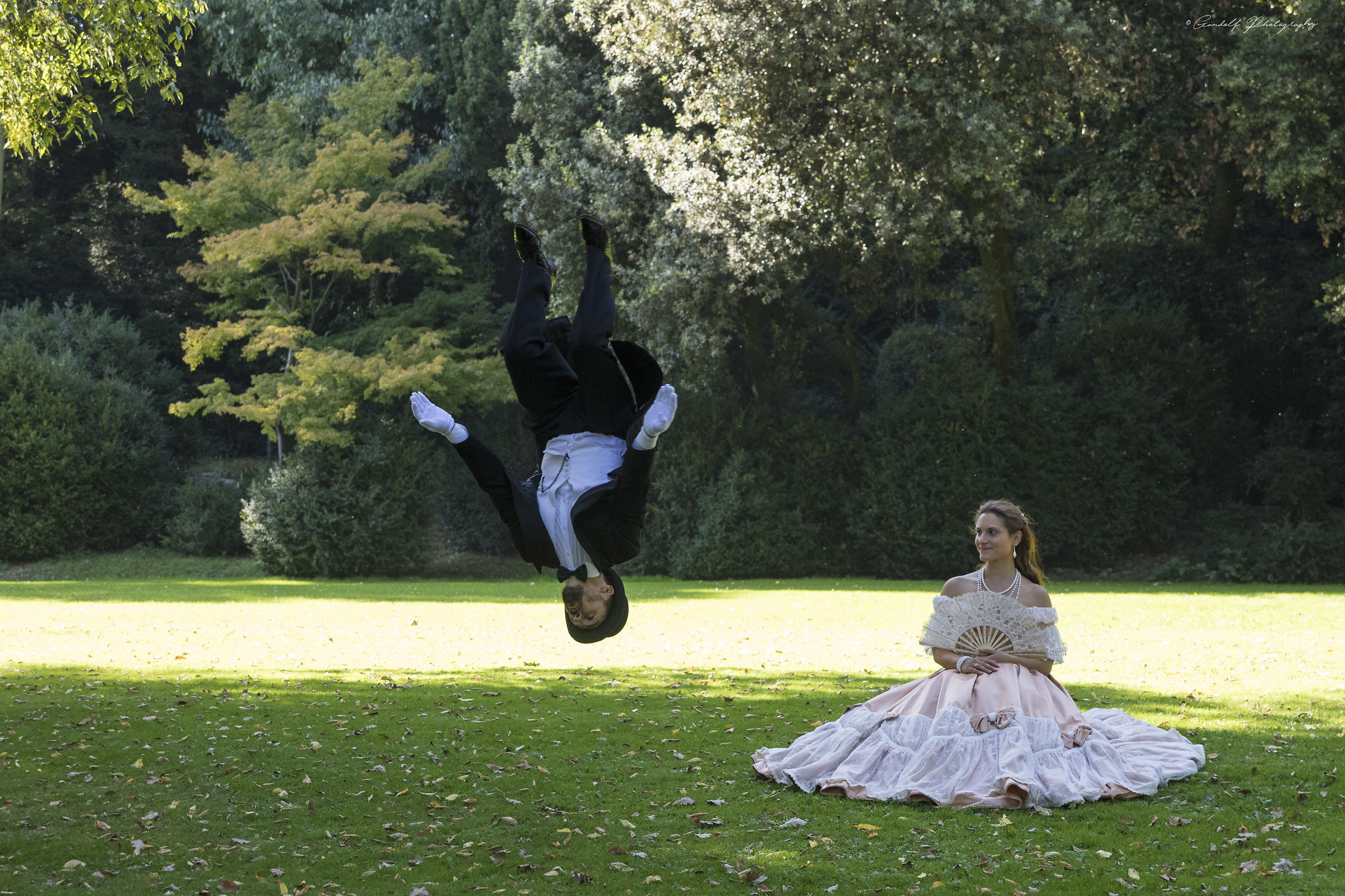 When the groom must make the mortal jumps ....