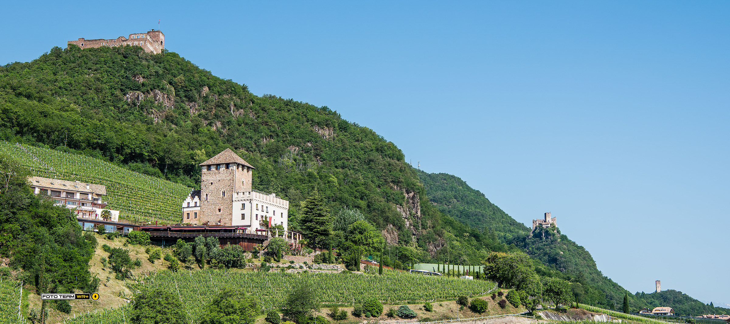 The triangle of castles