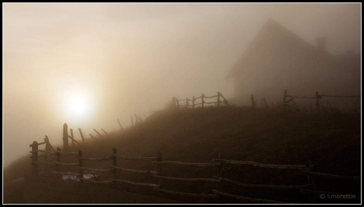 Winter sunset on Pizzoc