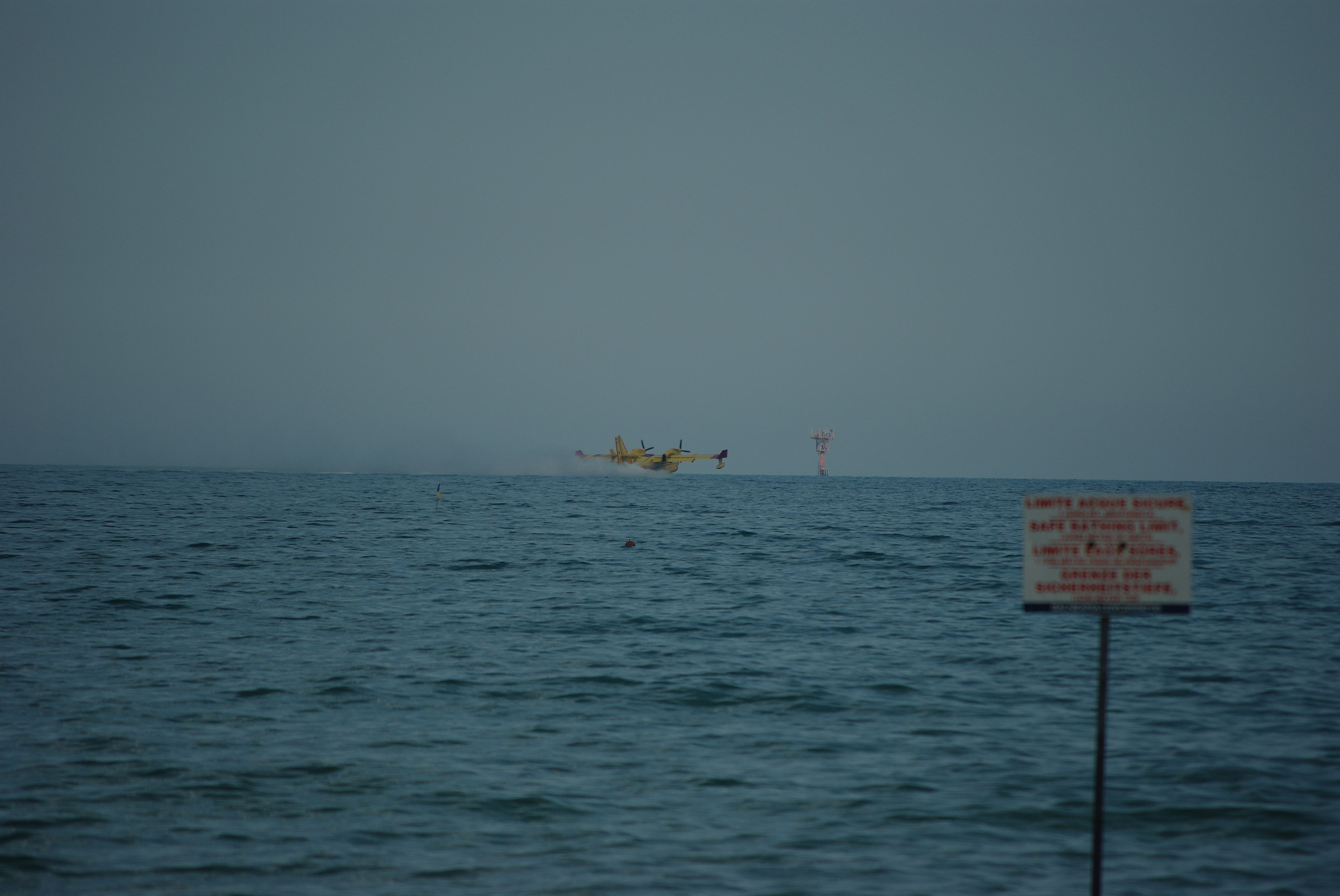 Sea water on the Gran Sasso
