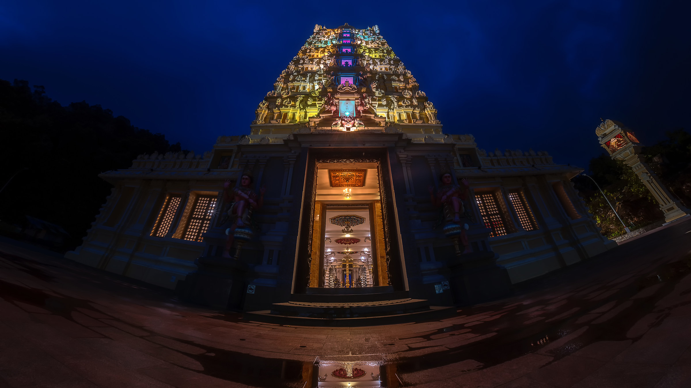 Waterfall Arulmigu Indian Temple