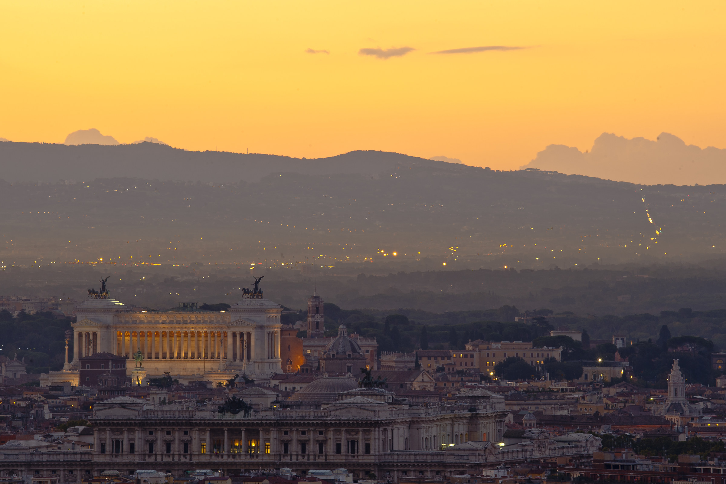 Dawn on the eternal city