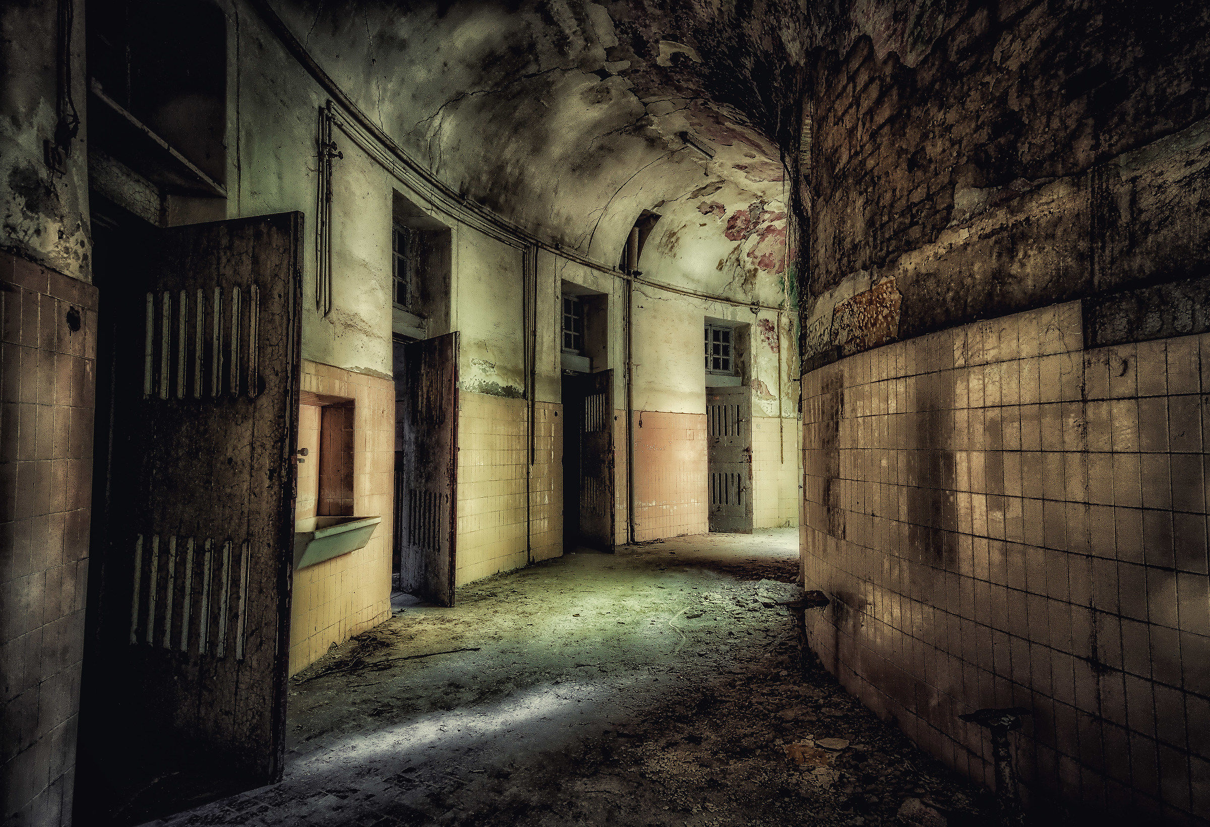 A sense of fear ... abandoned psychic hospital