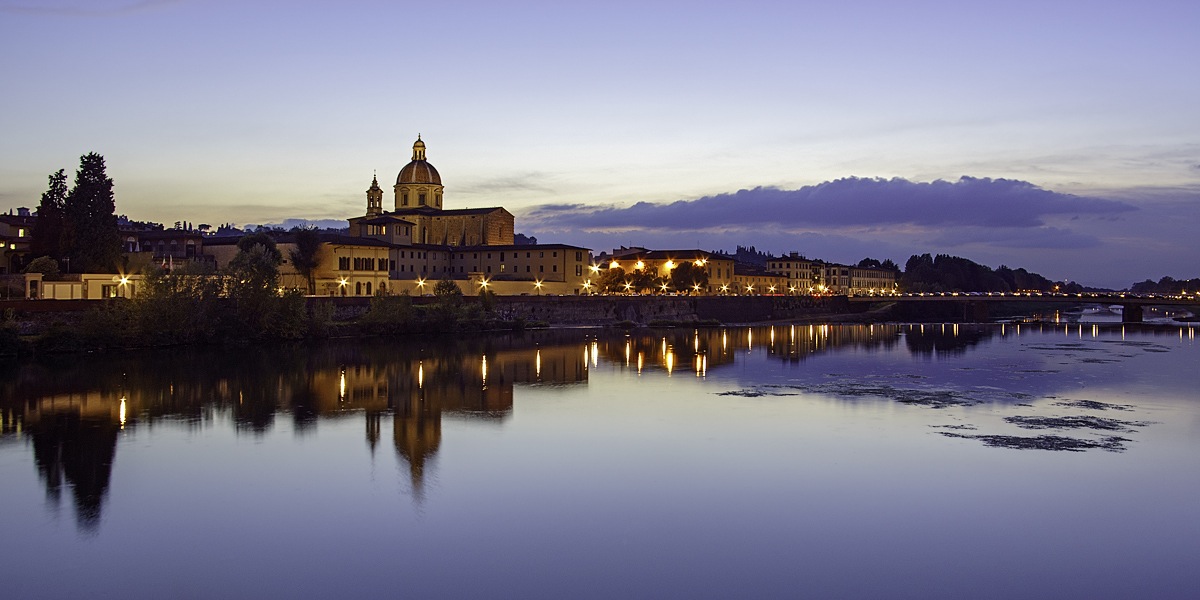 Dusk over Arno