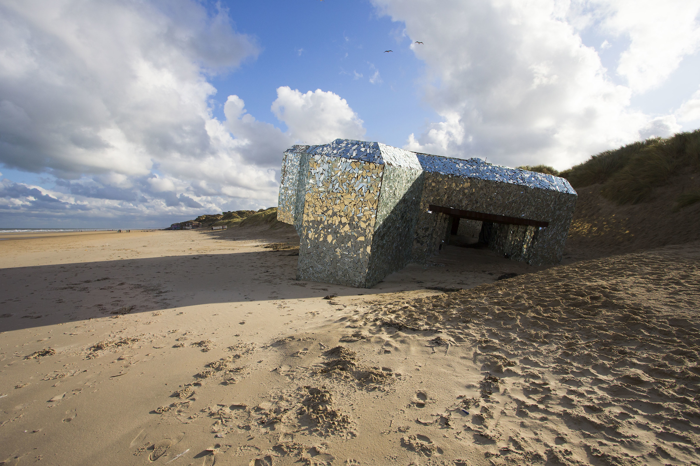 Anonyme Art- Leffrinckoucke Beach (Francia)