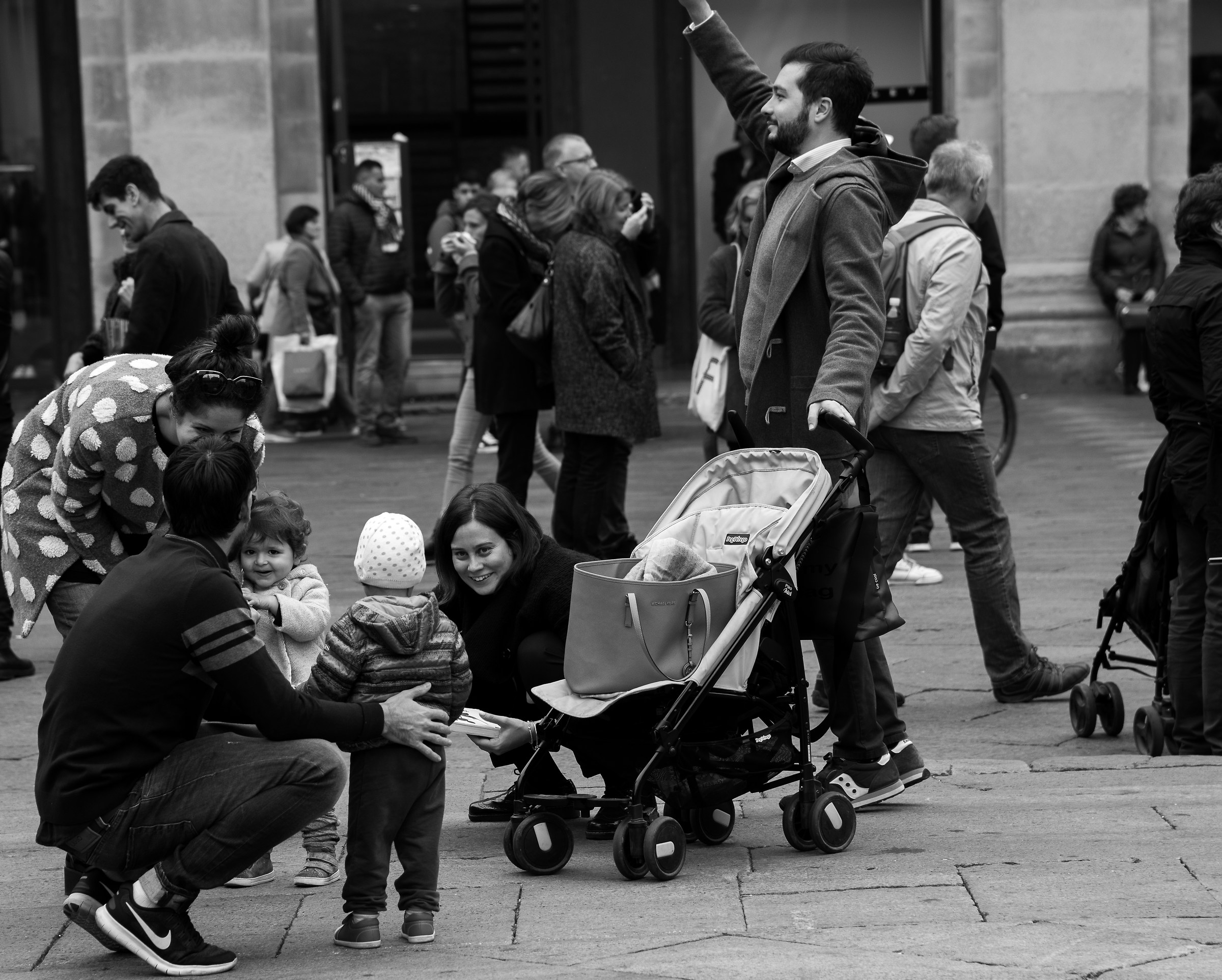 Bambini con i propri genitori