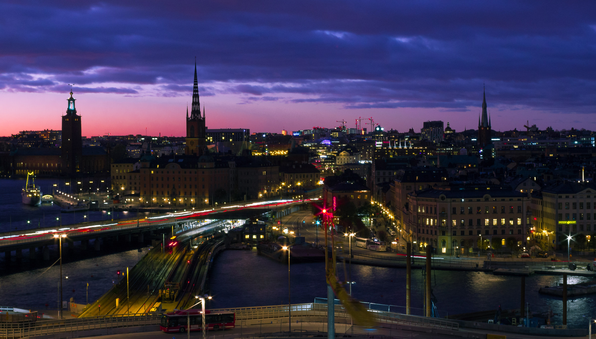 Stoccolma al tramonto