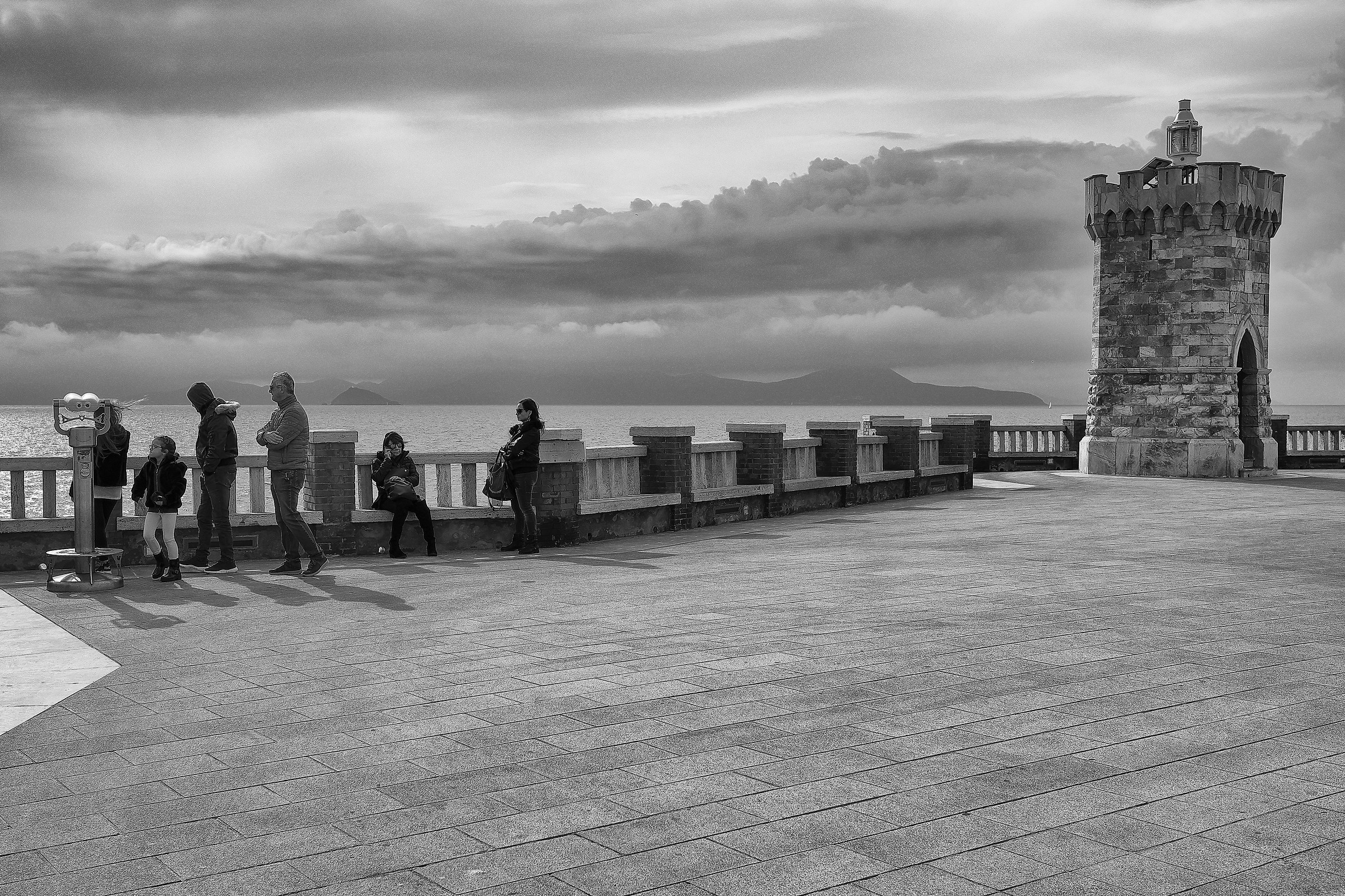 Lighthouse on the terrace