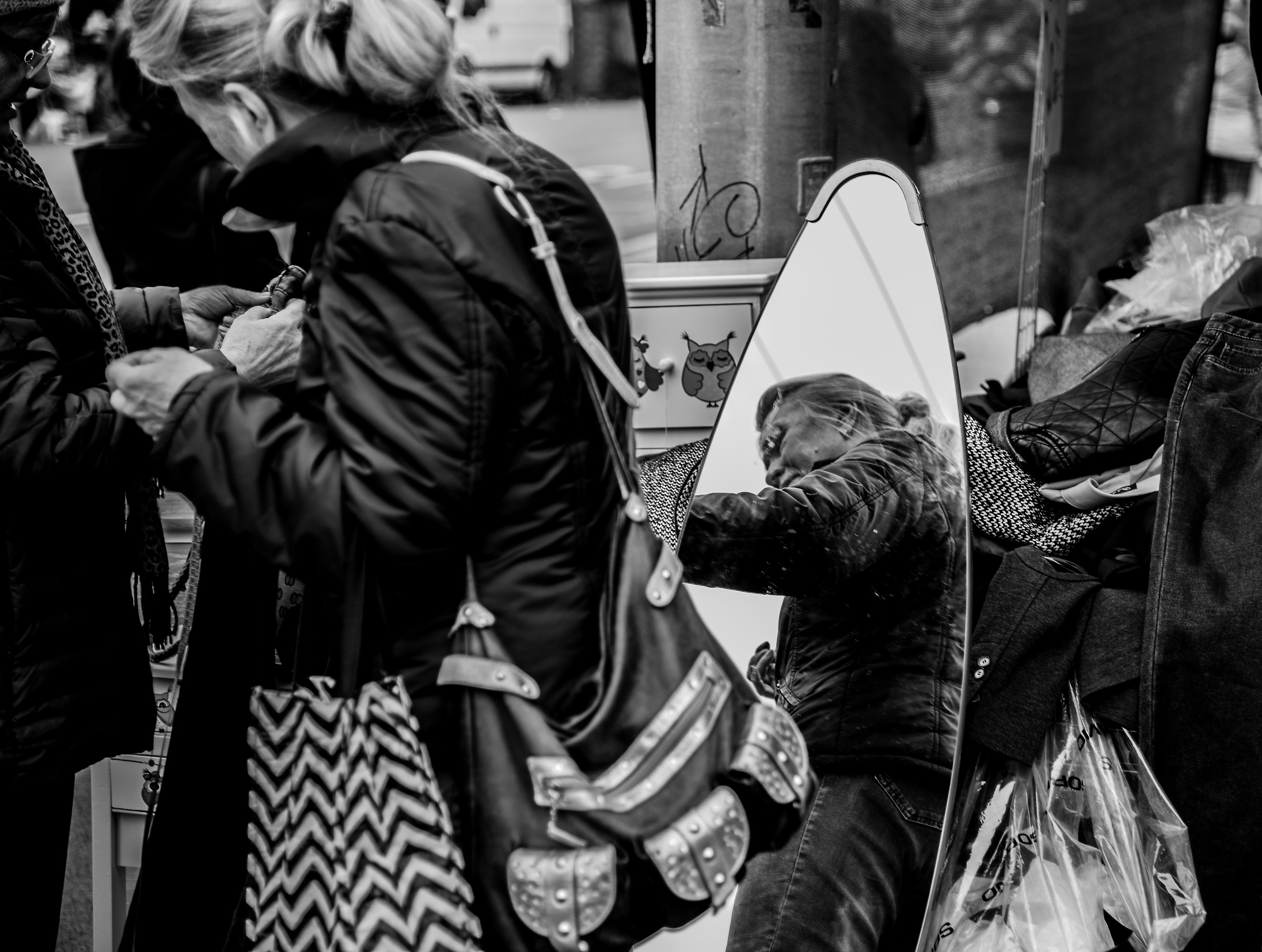 The purchase at the market