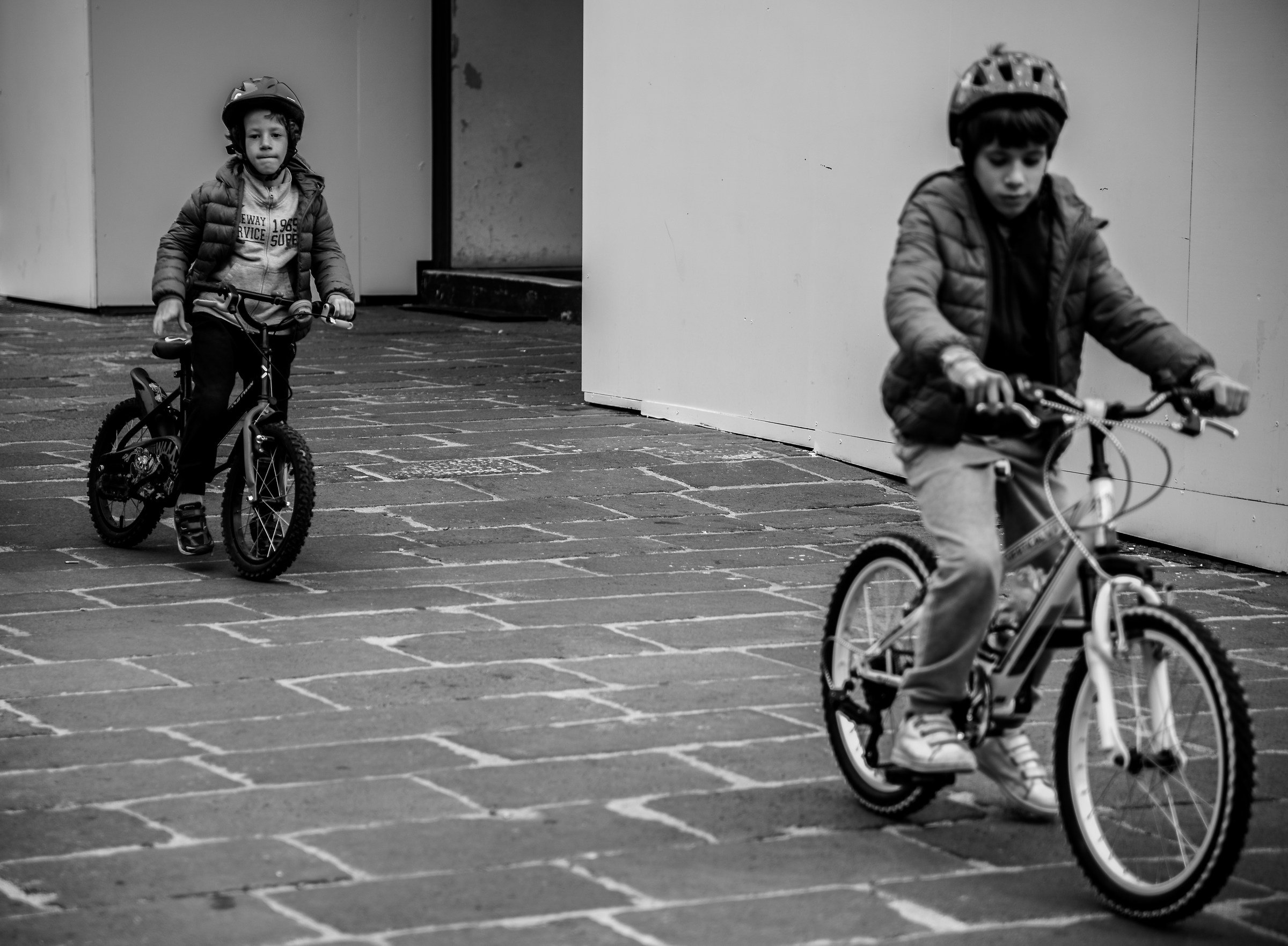 Biking with your brother