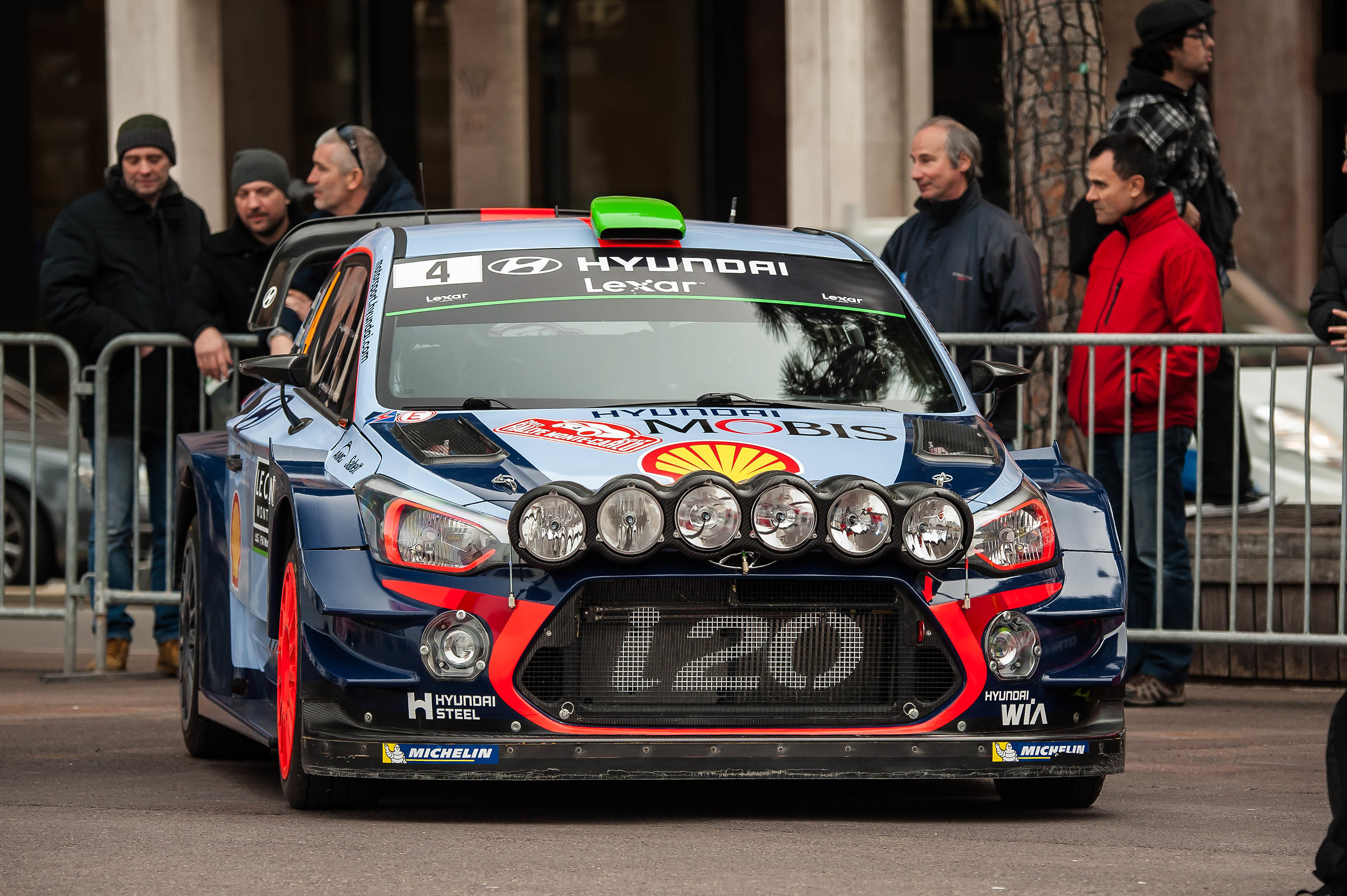 Hyundai at WRC Montecarlo rally 2016