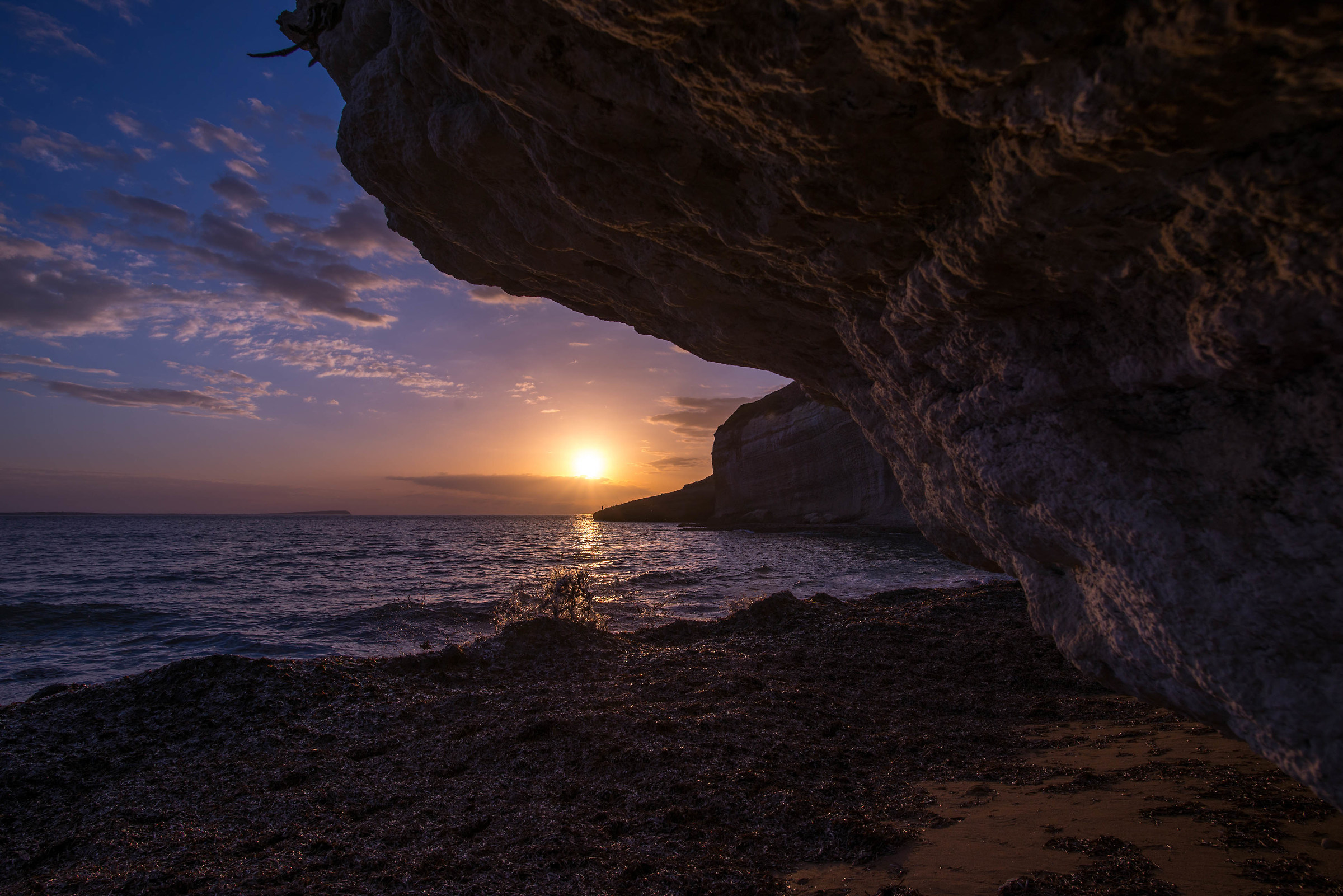 Tramonto novembrino dal Sinis