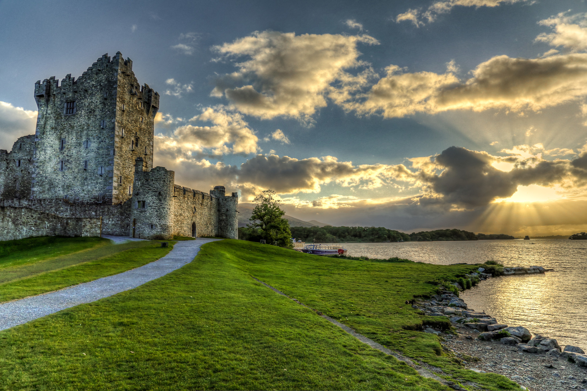 Ross Castle in HDR