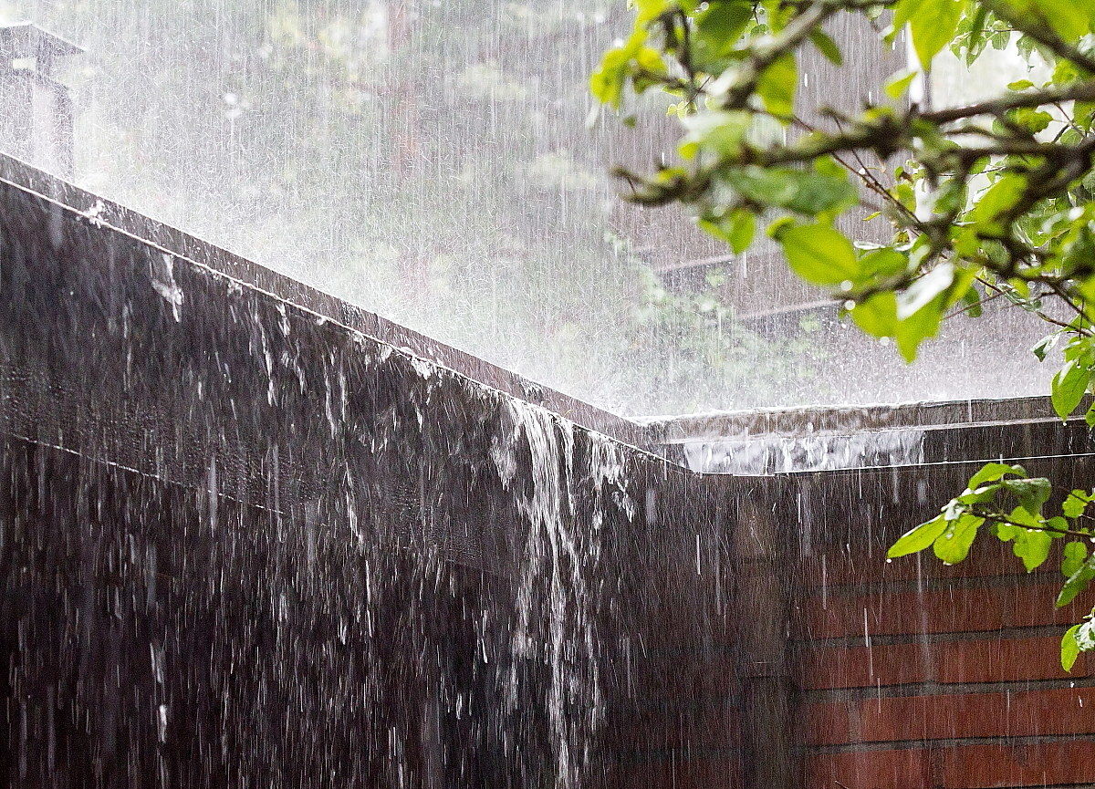 Un po 'di pioggia ...