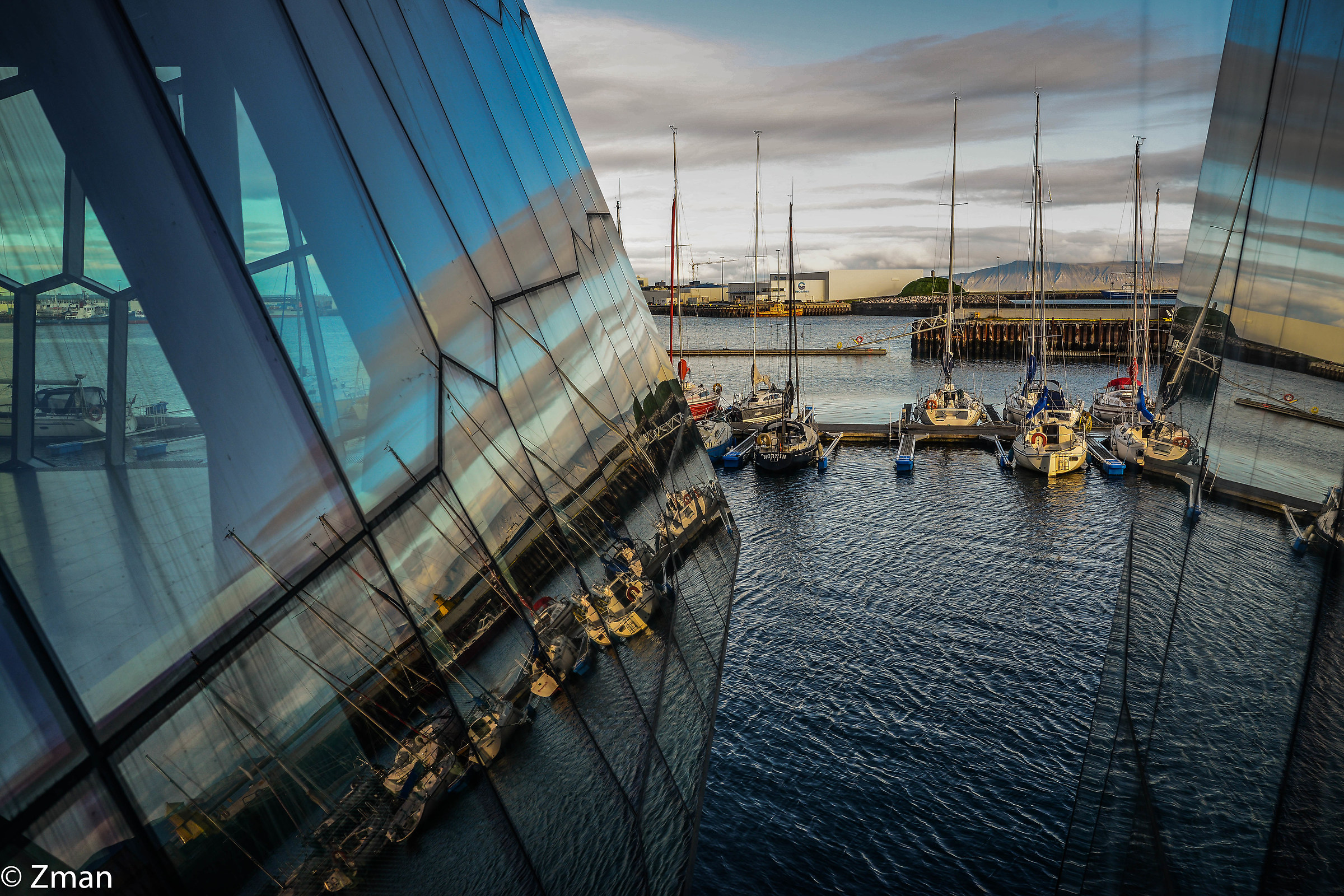 Harpa e il porto