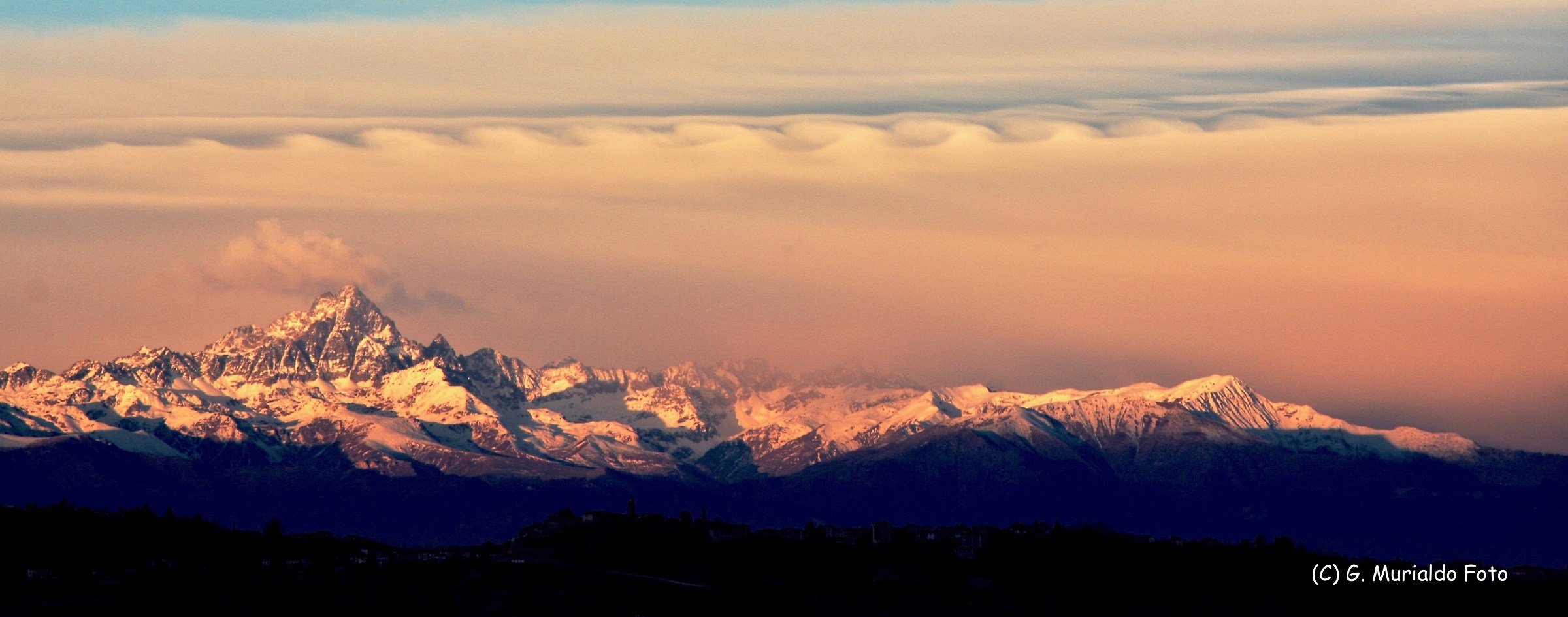 Nubi di Kelvin - Helmholtz sul Monviso