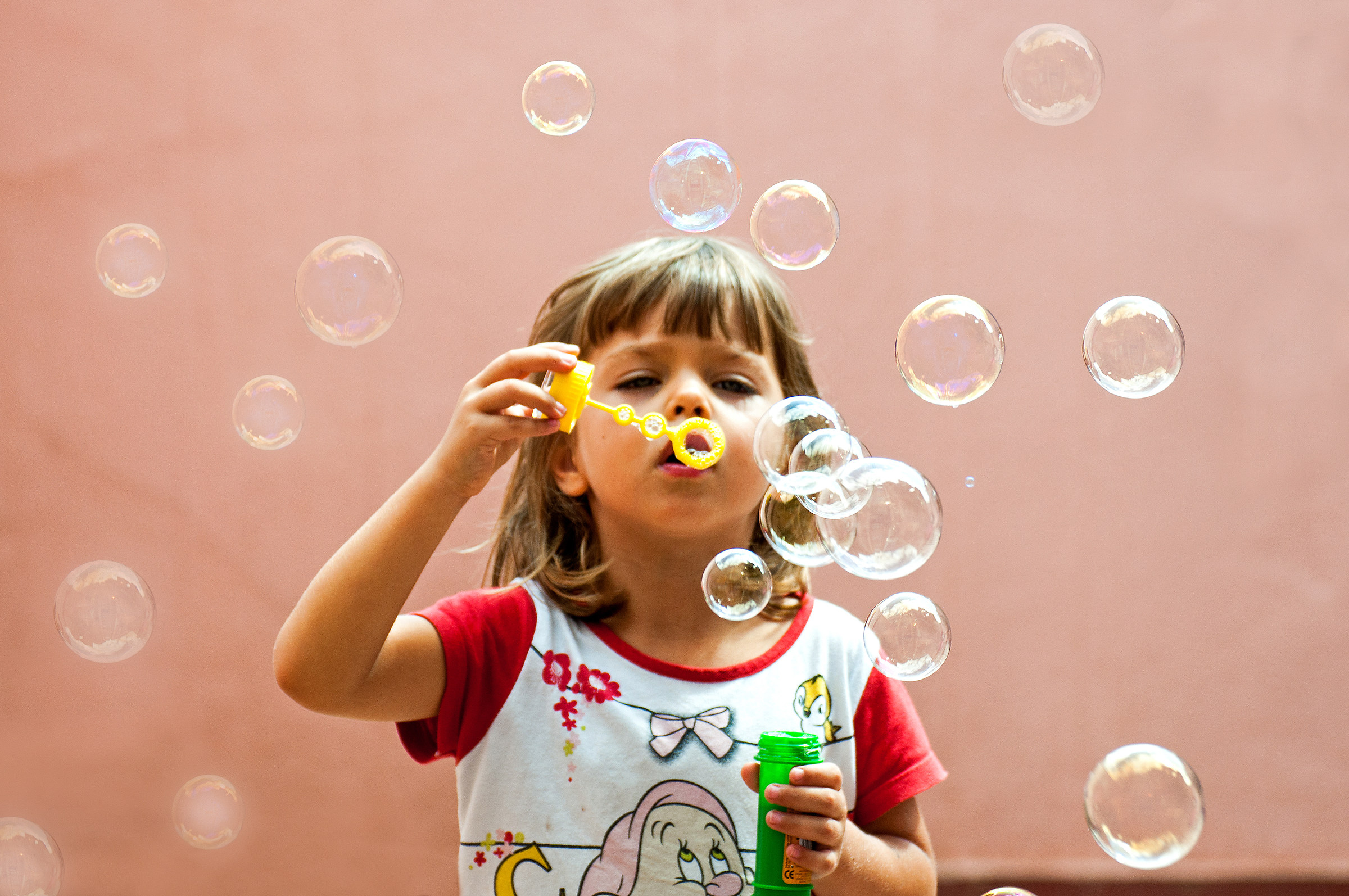 Le magiche bolle di sapone...