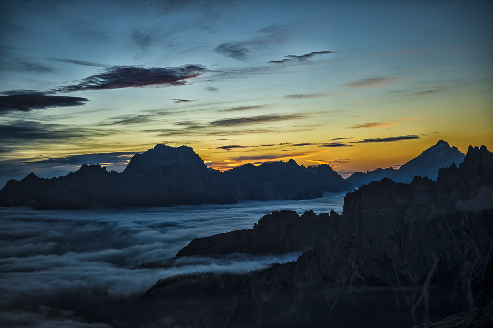 Sunrise from Nuvolau