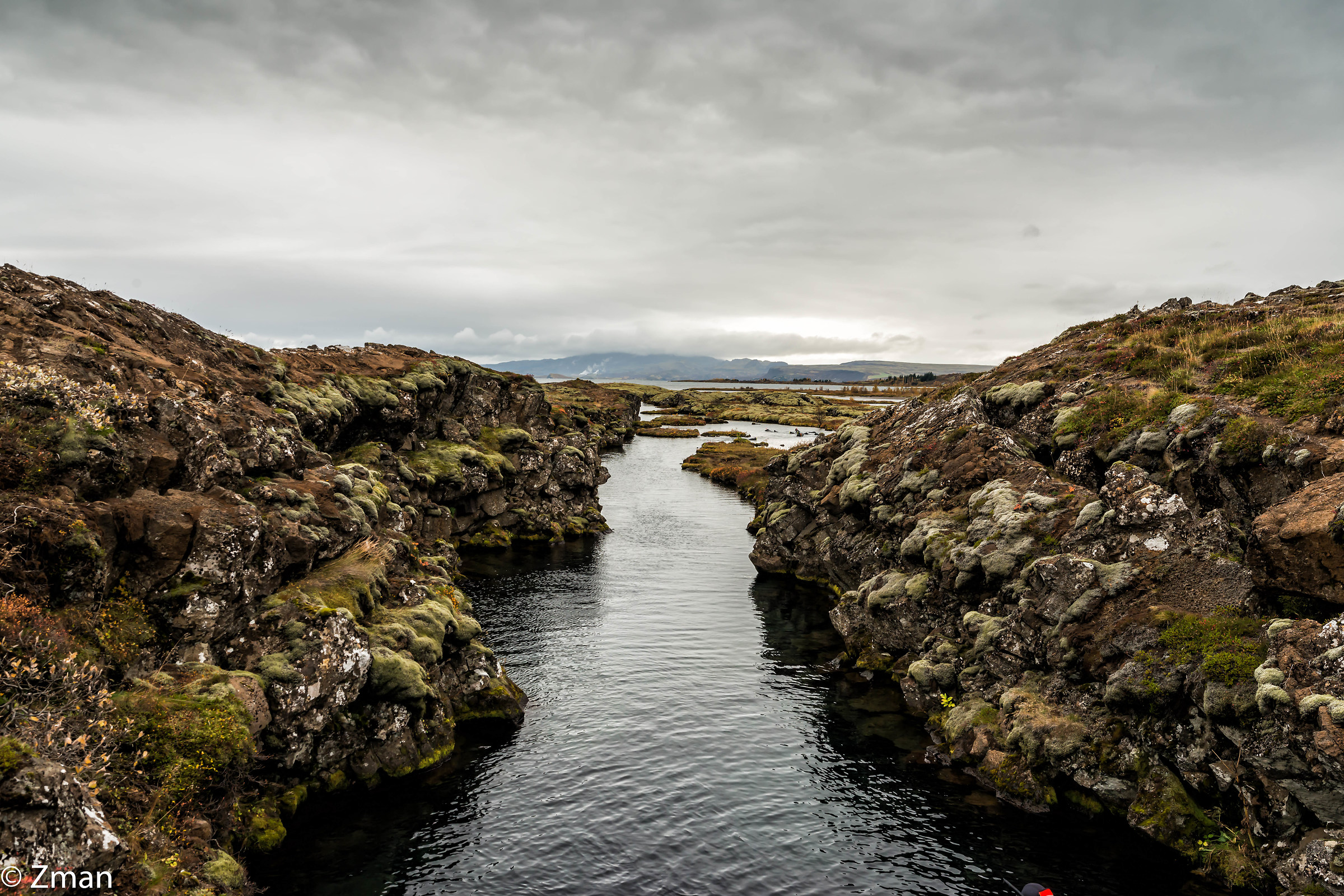 La Crack vicino Thingvellir