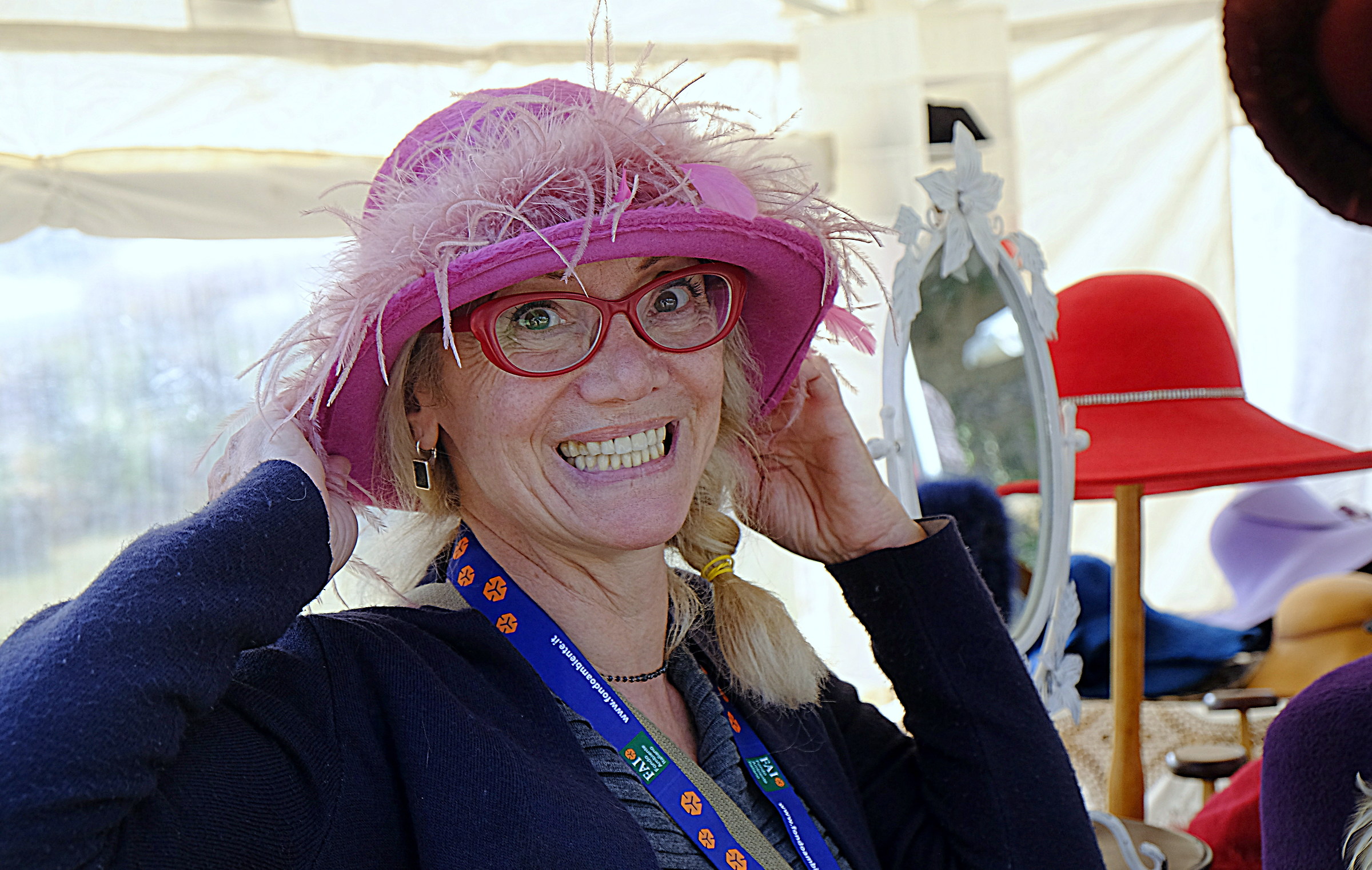 the lady of the hats