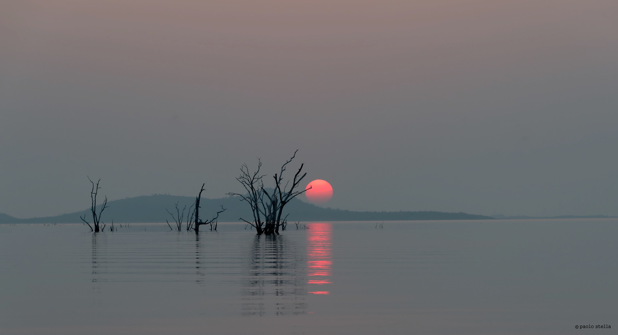 sunset at Kariba