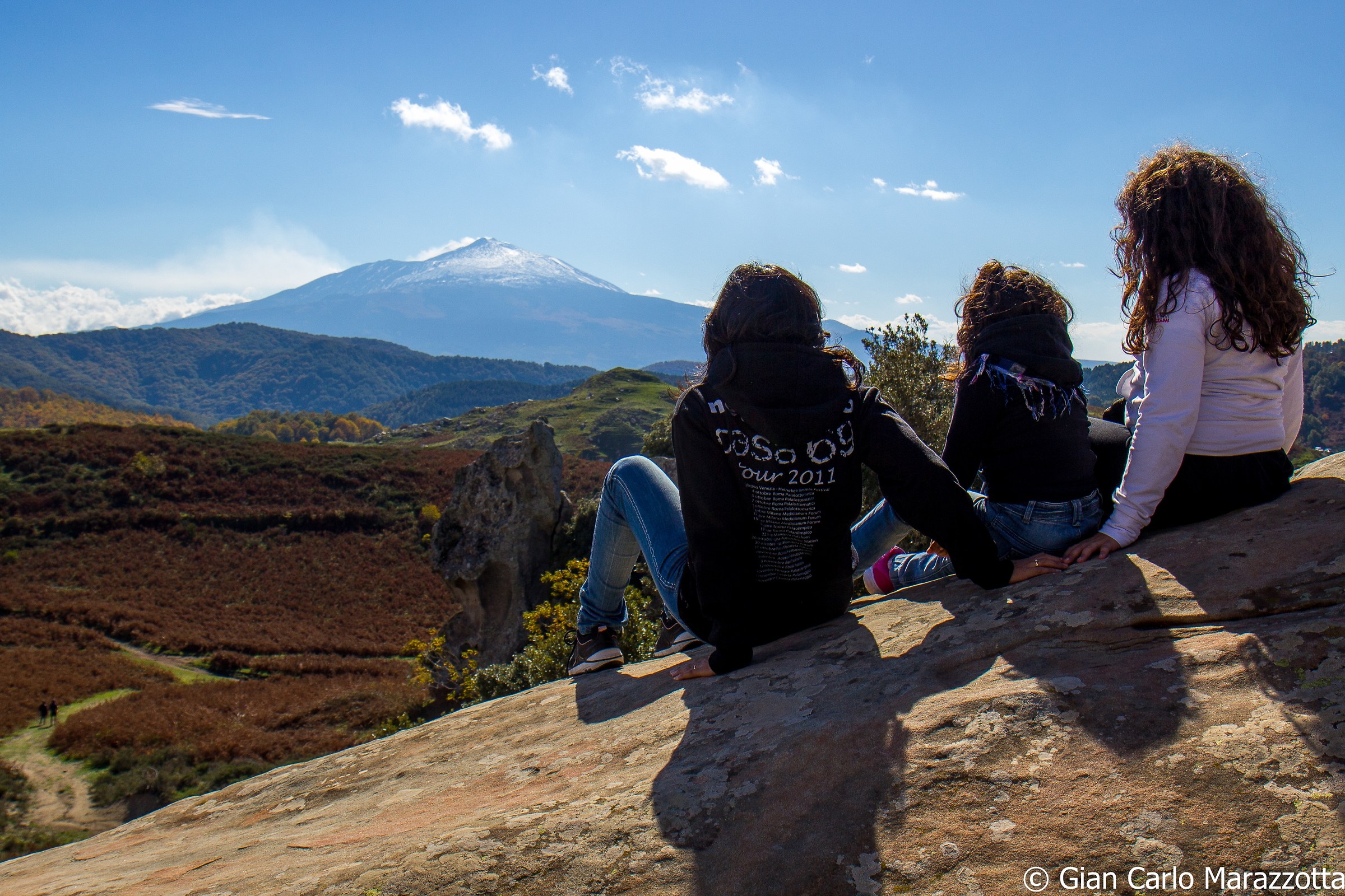 Guardando l'Etna