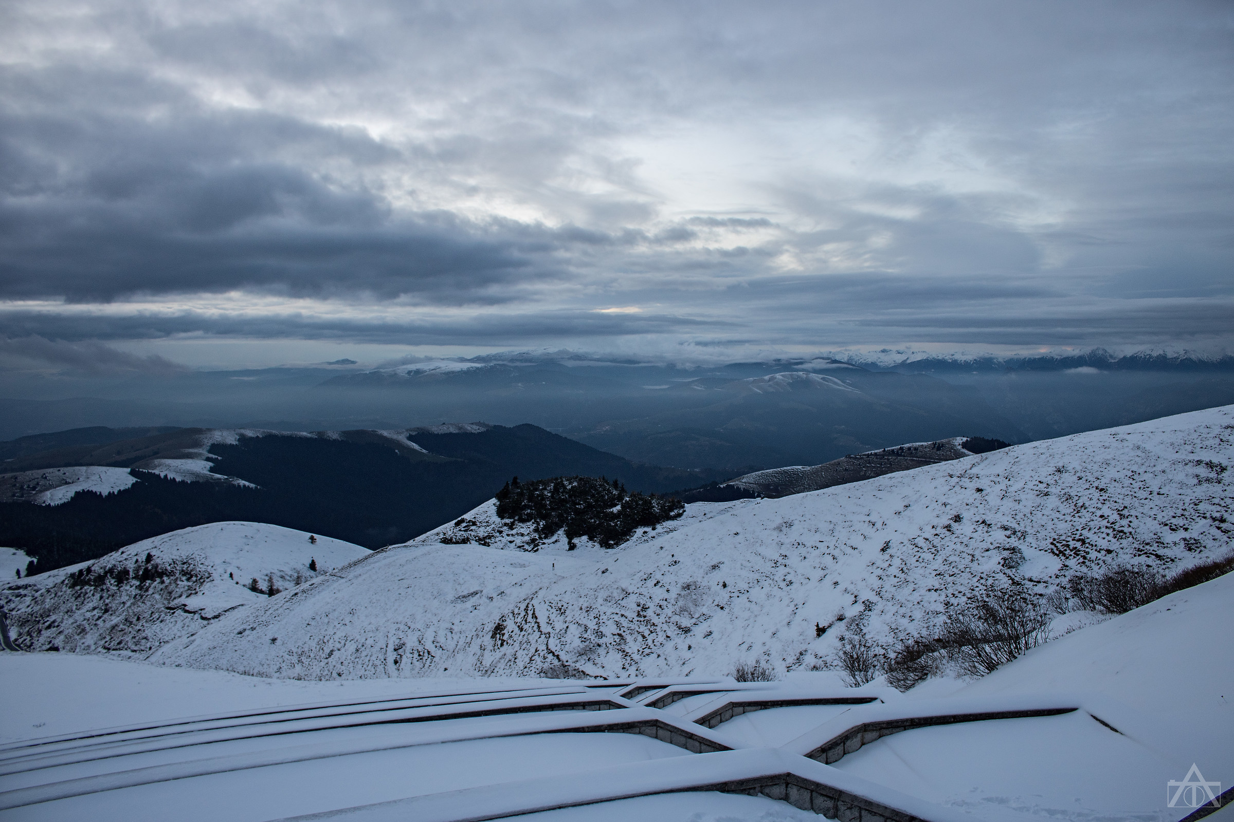 First snow on Grappa